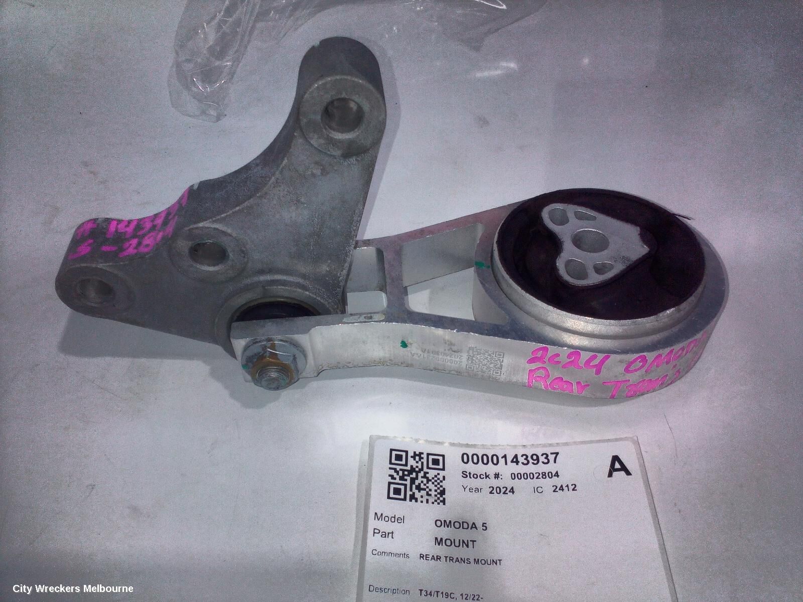 CHERY OMODA 5 2024 Mount