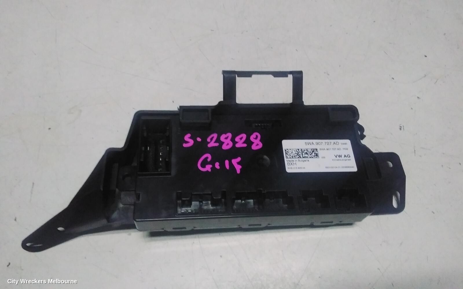 VOLKSWAGEN GOLF, GEN 8, 09/20-, 5WA907727AD Electronic Module : 144001