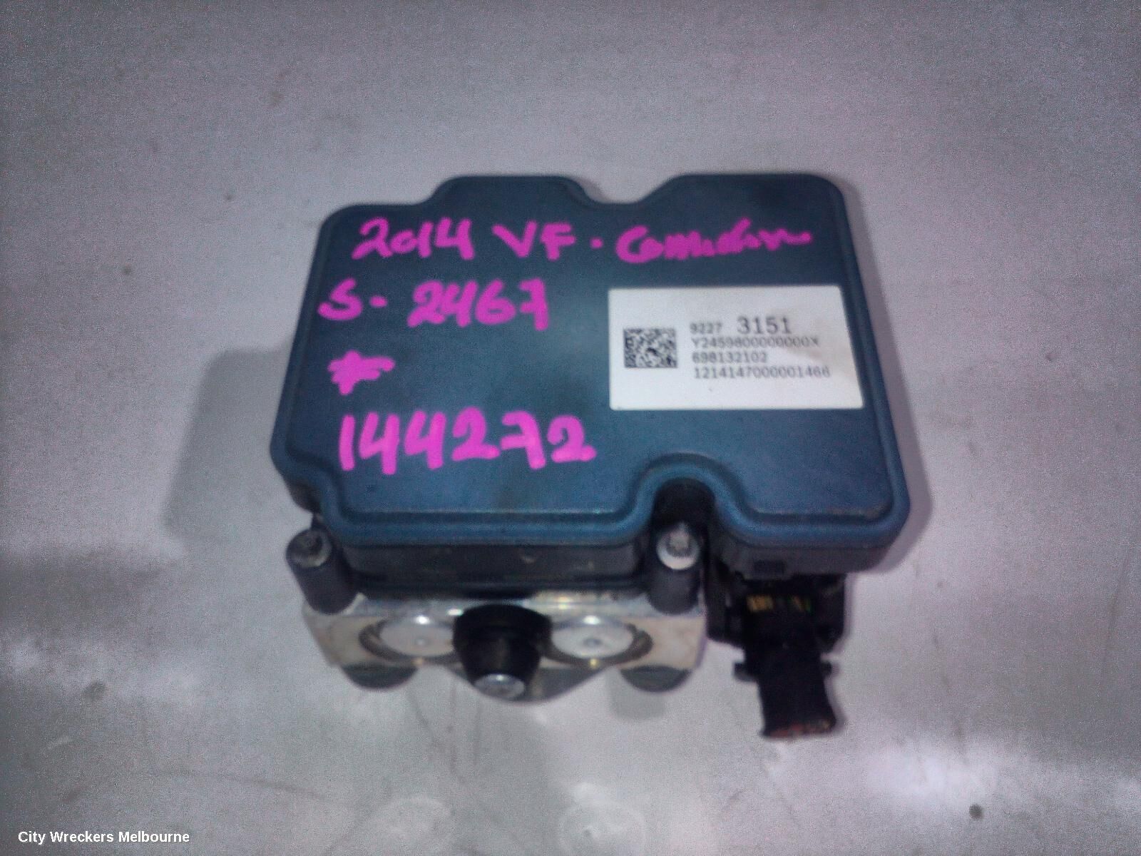 HOLDEN COMMODORE 2014 Abs Pump/Modulator