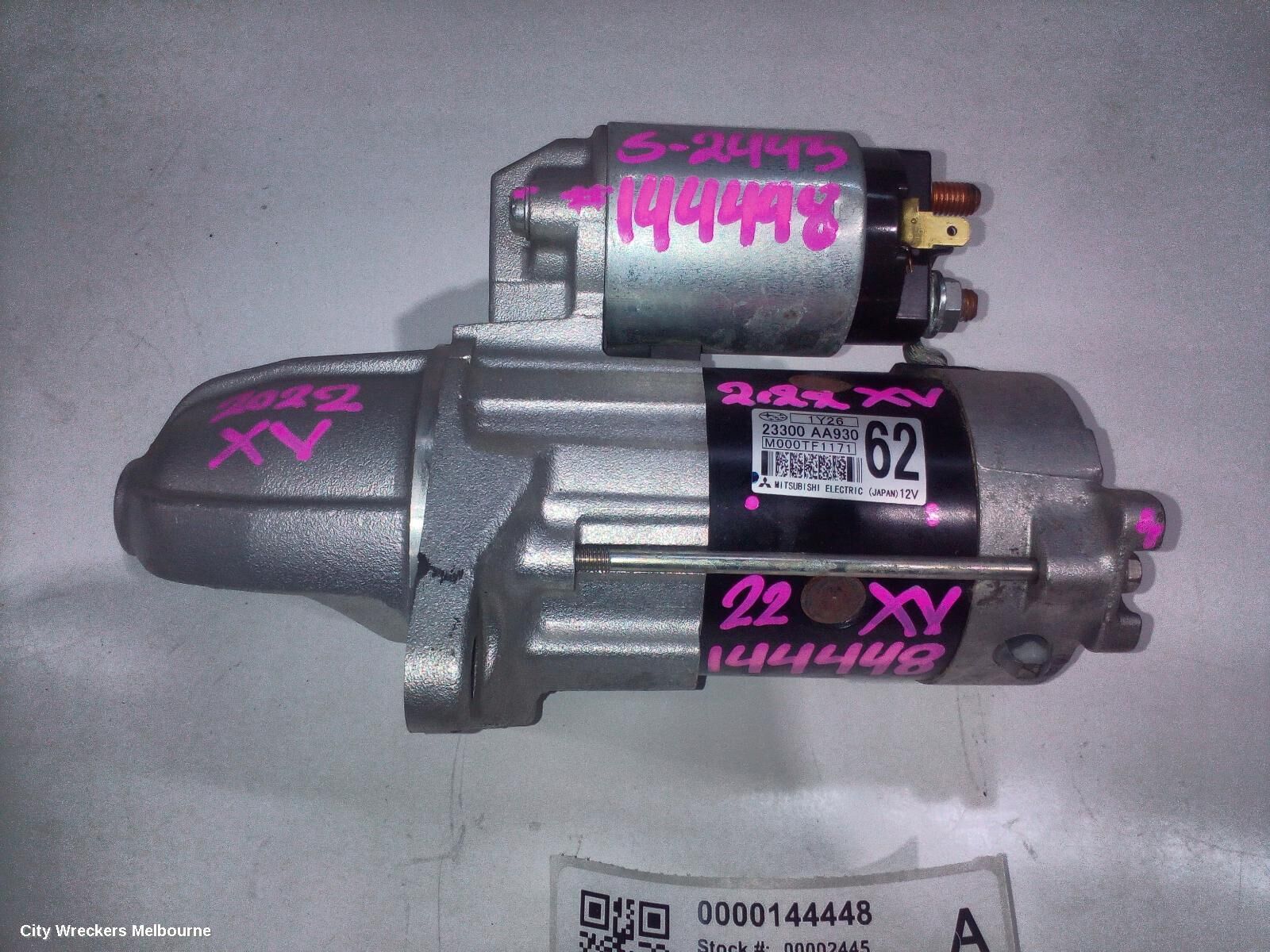 SUBARU XV 2022 Starter
