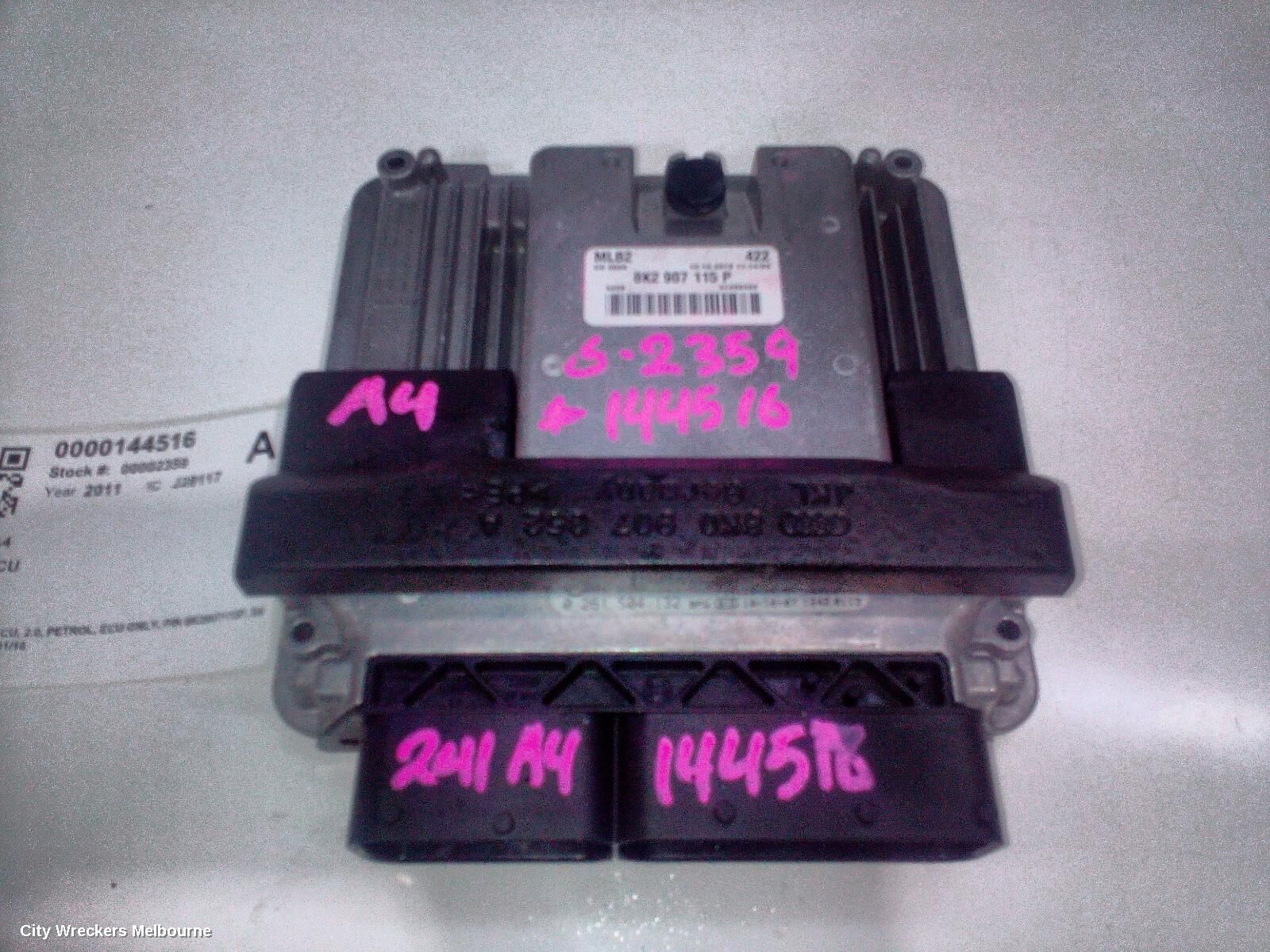AUDI A4 2011 Ecu