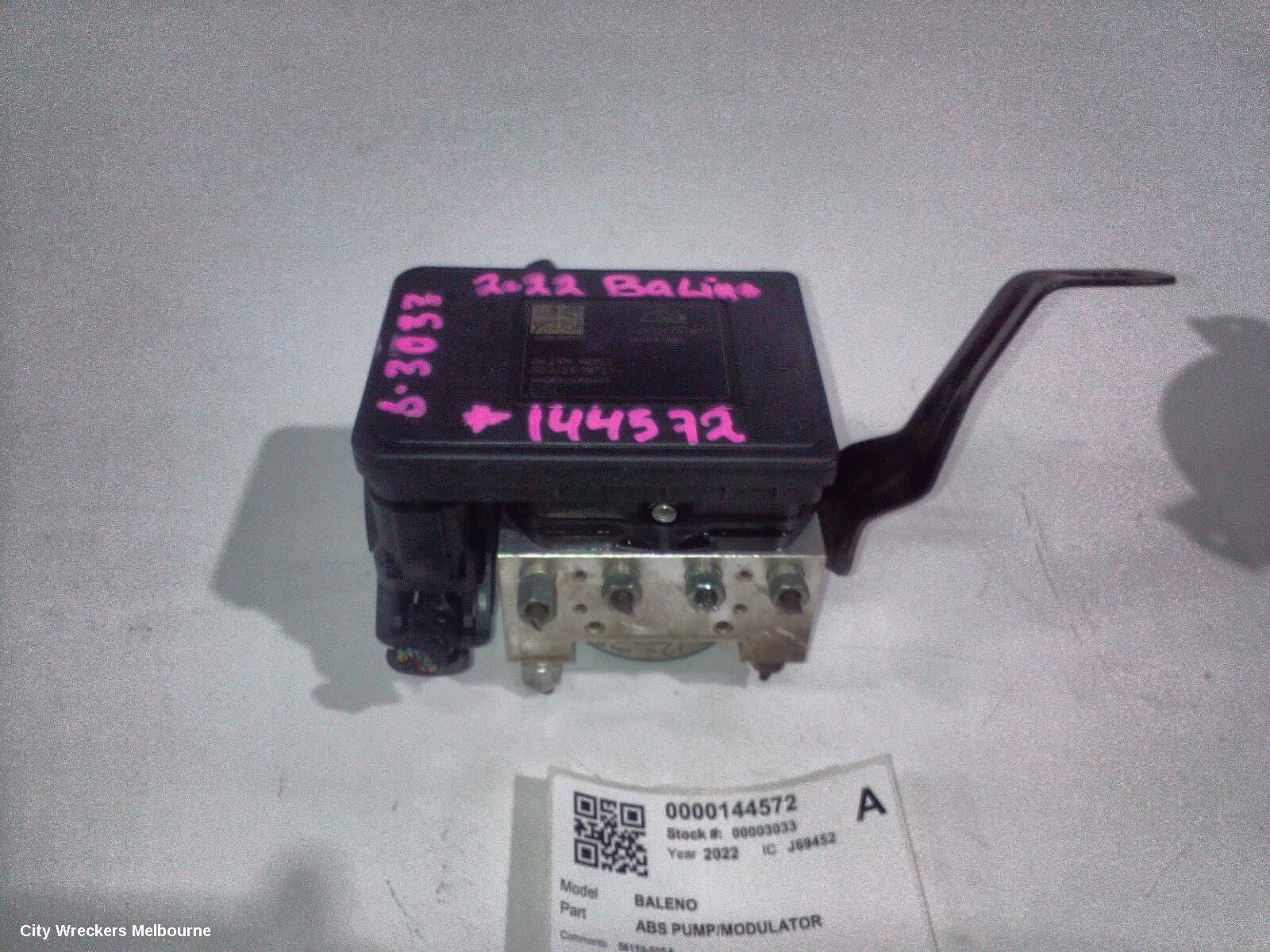 SUZUKI BALENO 2022 Abs Pump/Modulator