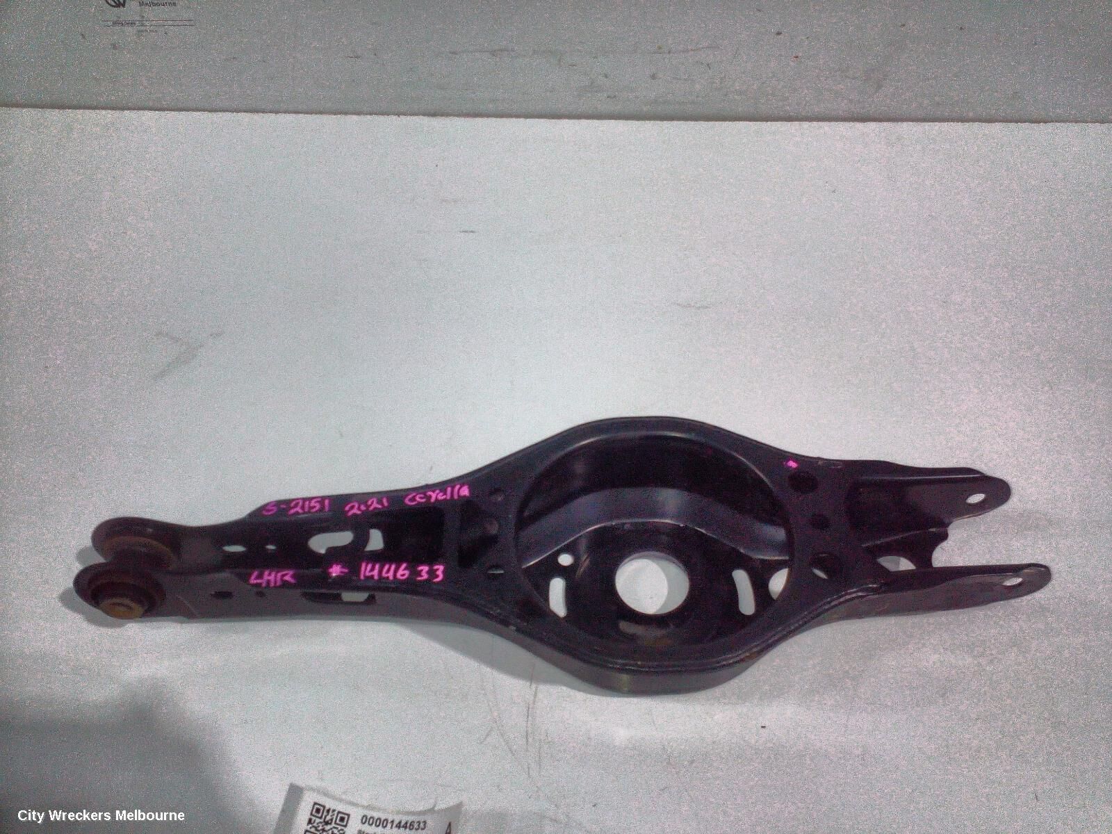 TOYOTA COROLLA 2021 Left Rear Trailing Arm