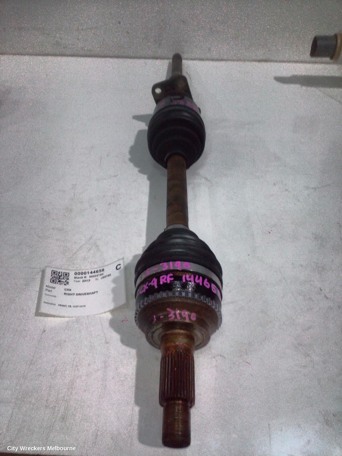 MAZDA CX9 2013 Right Driveshaft