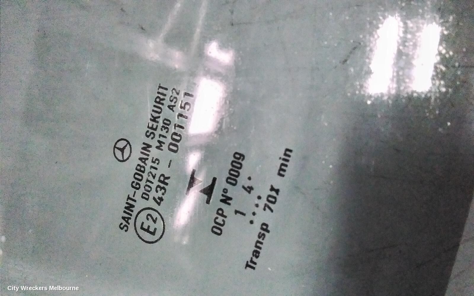 MERCEDES CLC CLASS 2009 Right Front Door Window