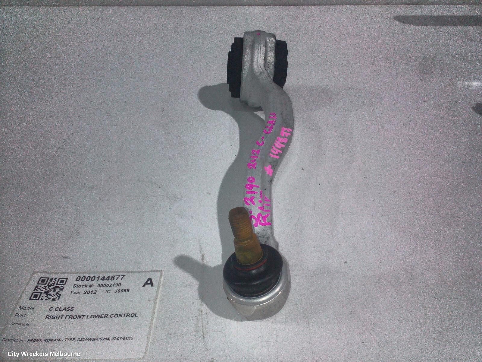 MERCEDES C CLASS 2012 Right Front Lower Control Arm