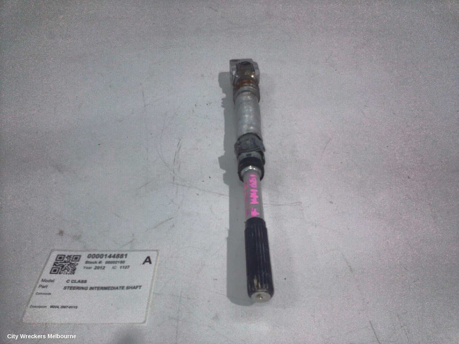 MERCEDES C CLASS 2012 STEERING INTERMEDIATE SHAFT