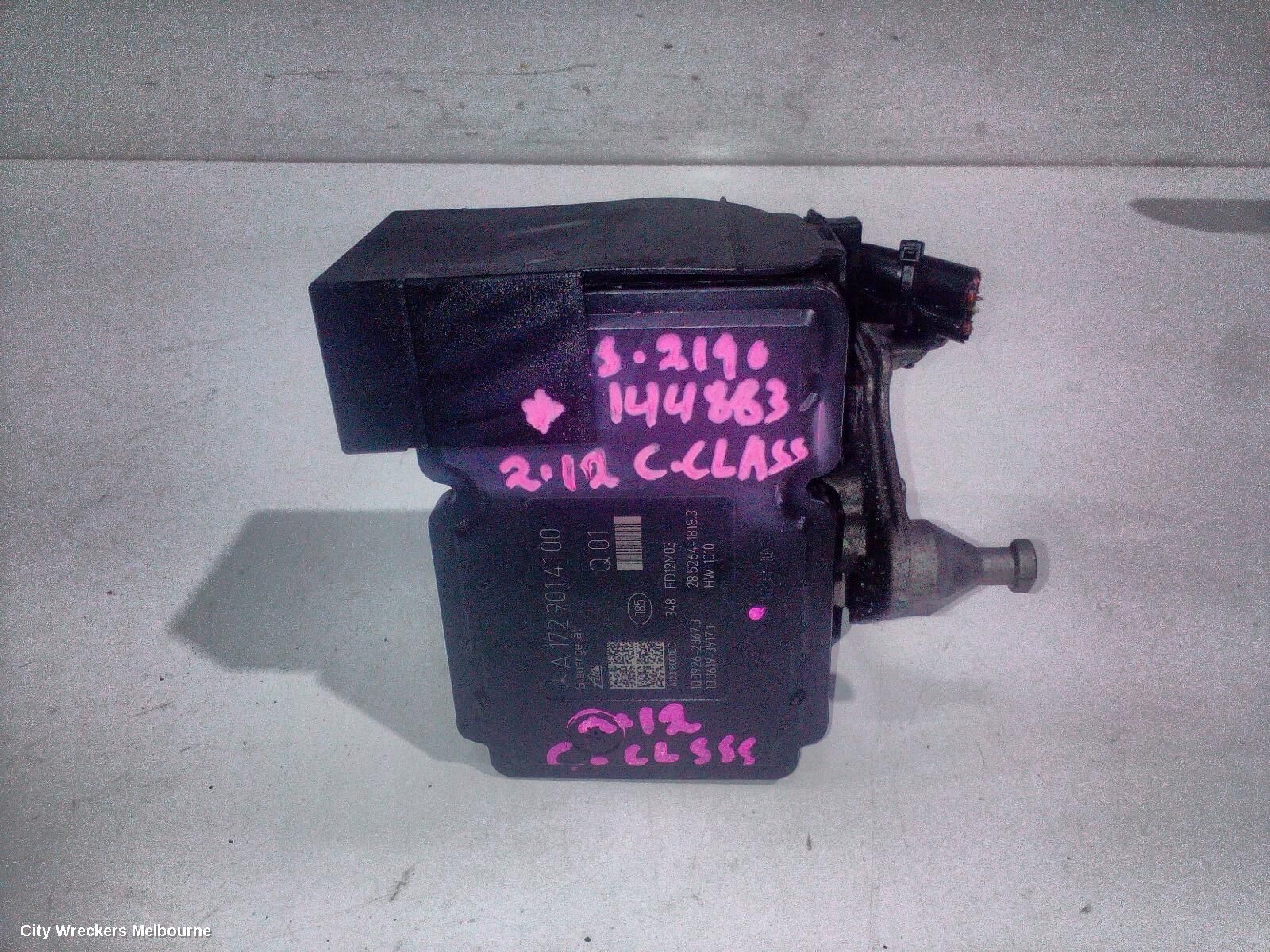 MERCEDES C CLASS 2012 Abs Pump/Modulator