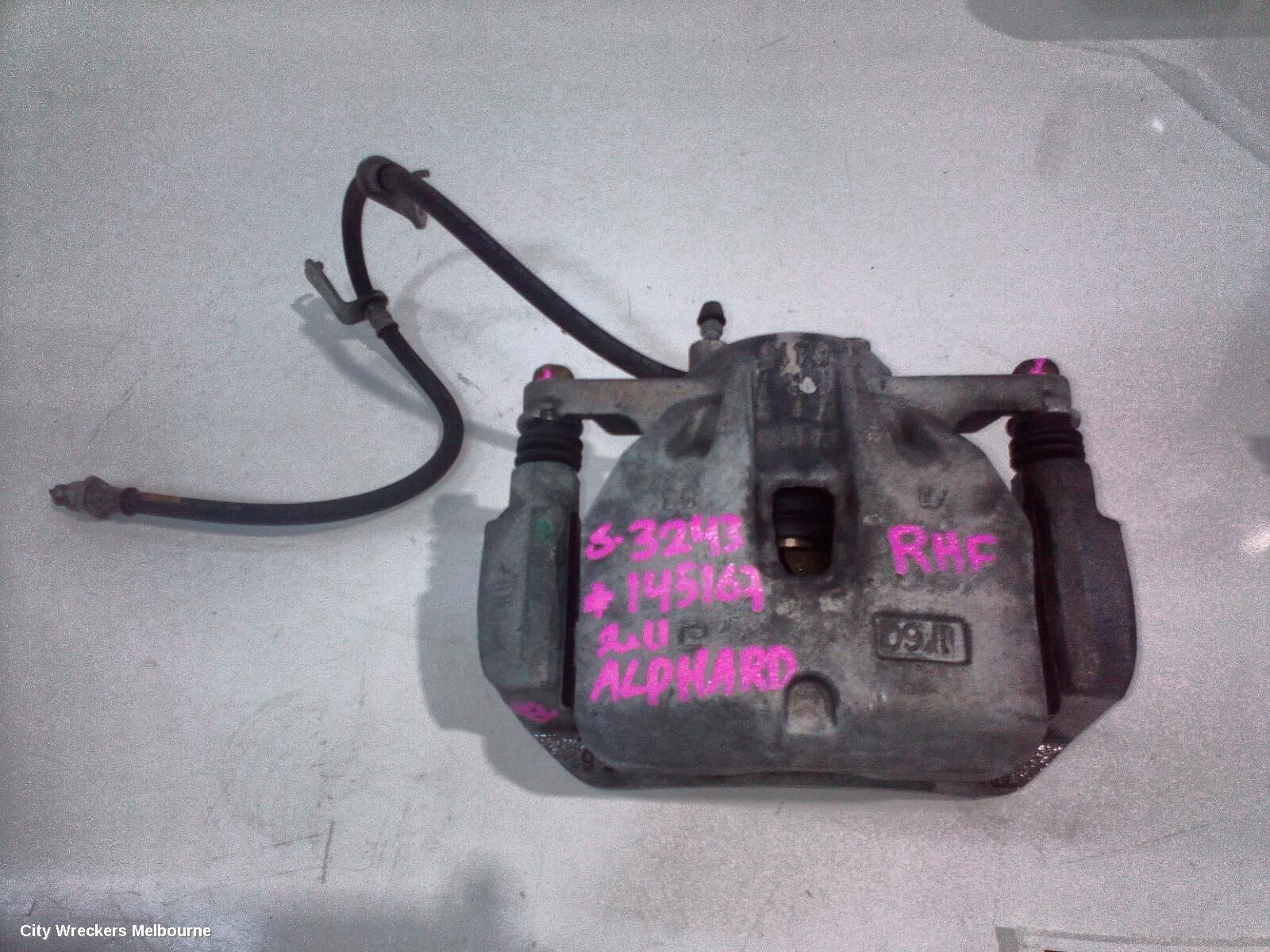 TOYOTA ALPHARD 2011 Caliper