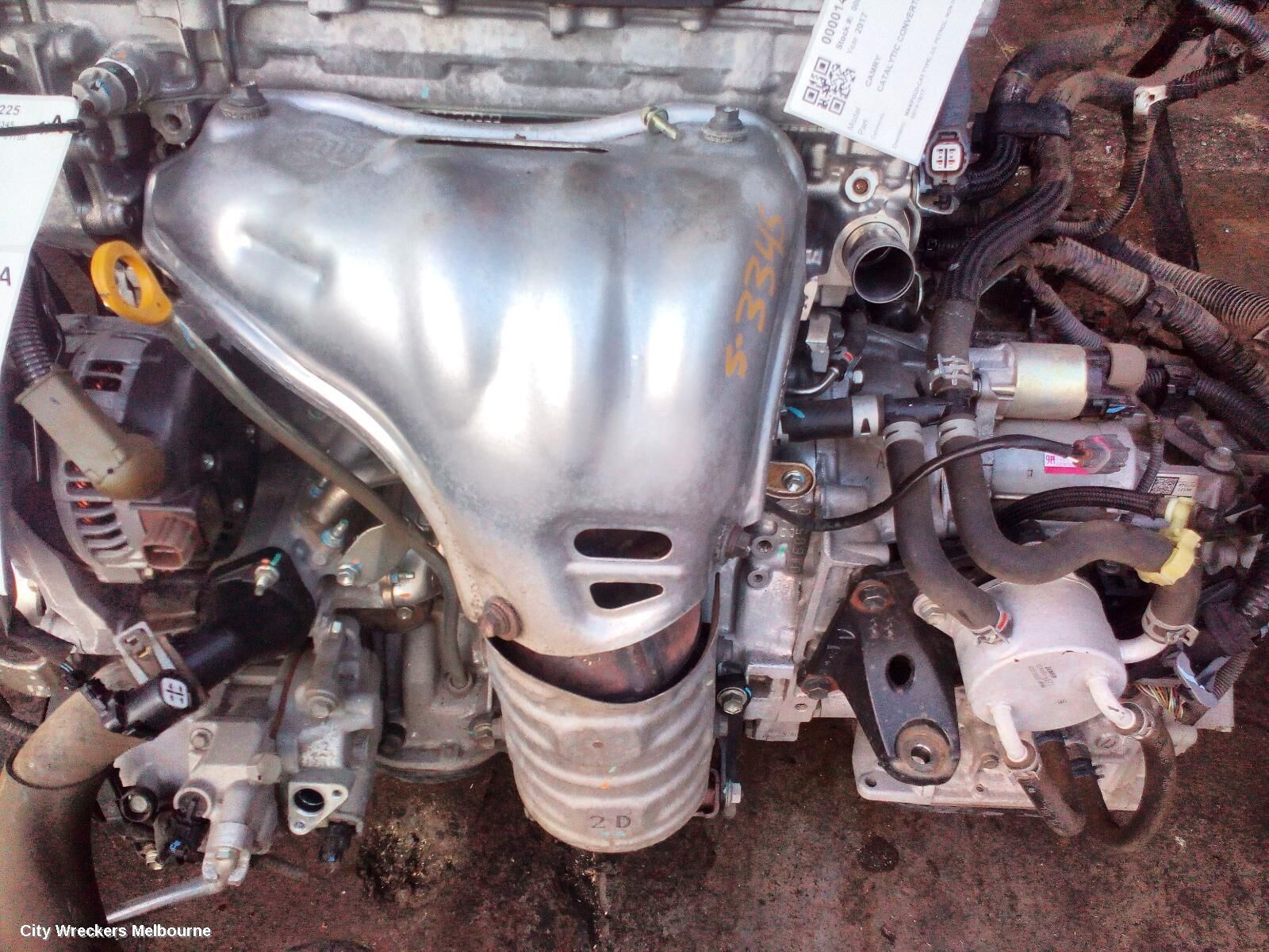TOYOTA CAMRY 2017 Catalytic Converter