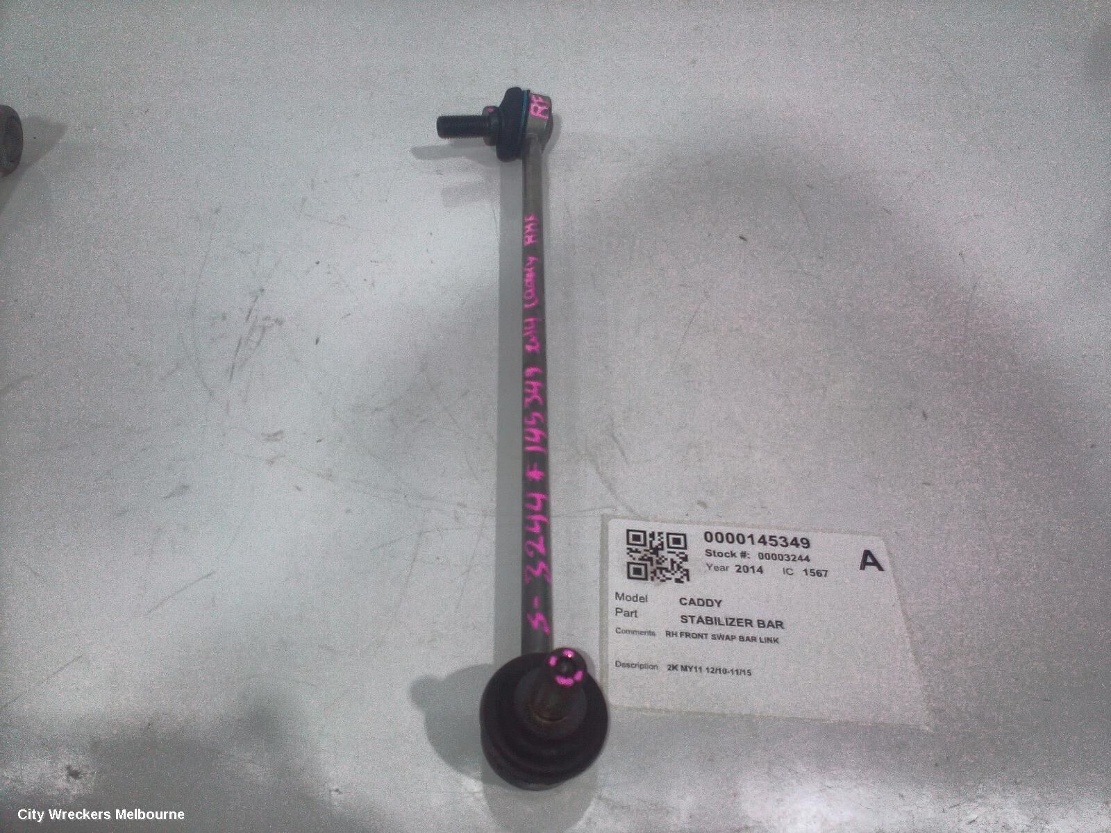 VOLKSWAGEN CADDY 2014 Stabiliser Bar
