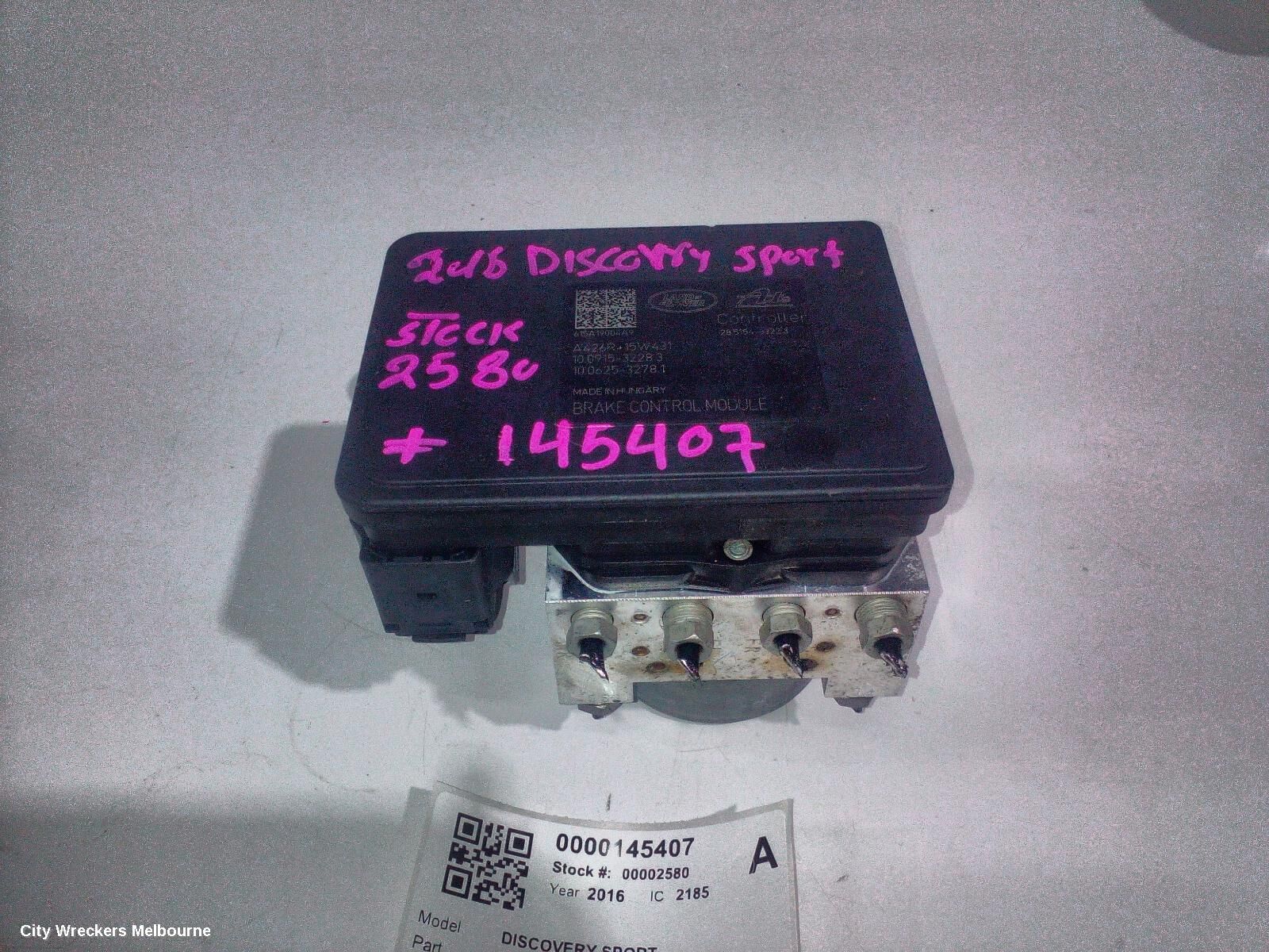 LAND ROVER DISCOVERY SPORT 2016 Abs Pump/Modulator