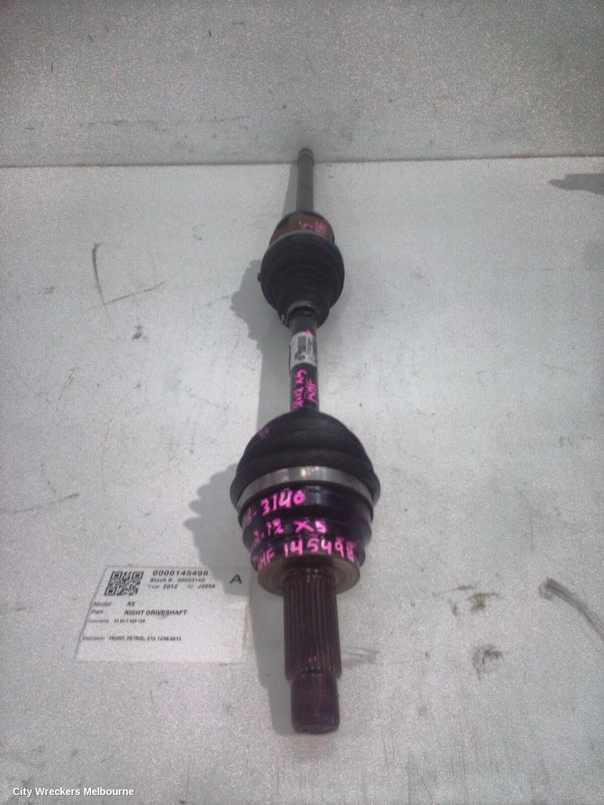 BMW X5 2012 Right Driveshaft