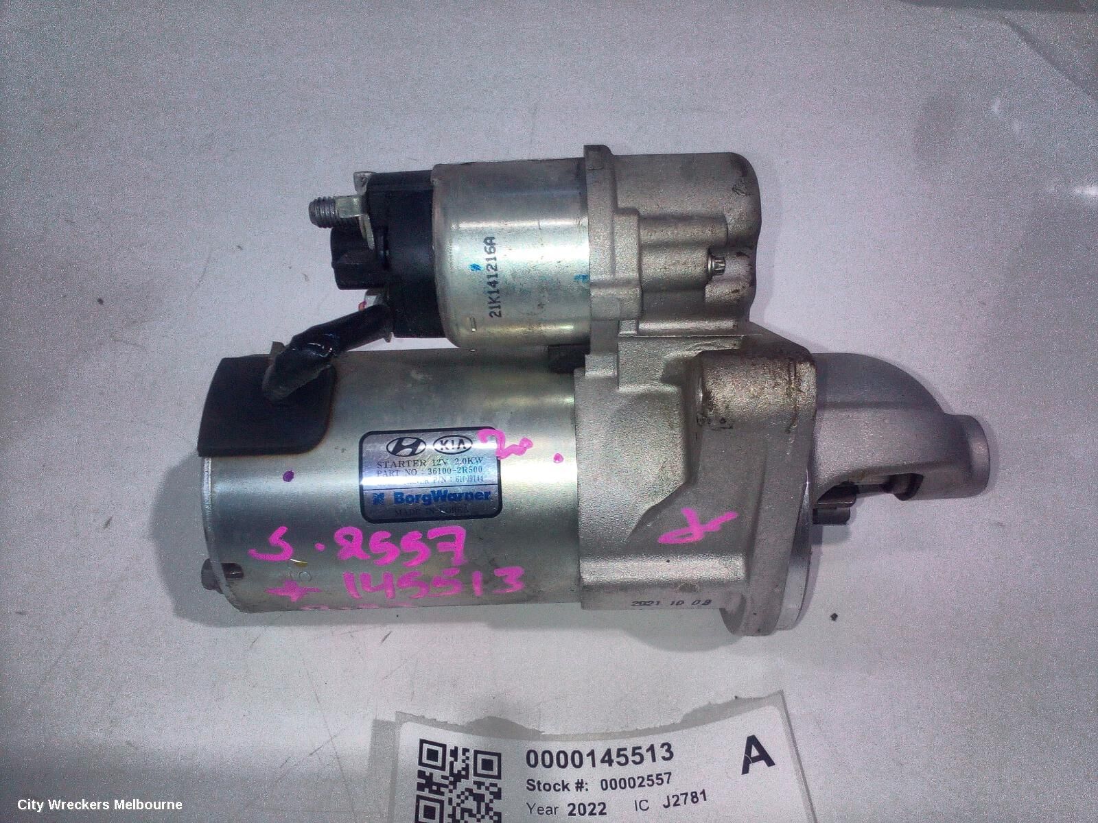 KIA SPORTAGE 2022 Starter