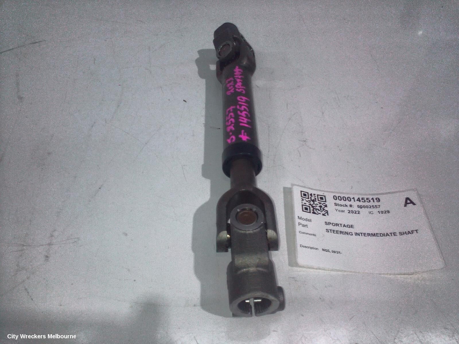 KIA SPORTAGE 2022 STEERING INTERMEDIATE SHAFT