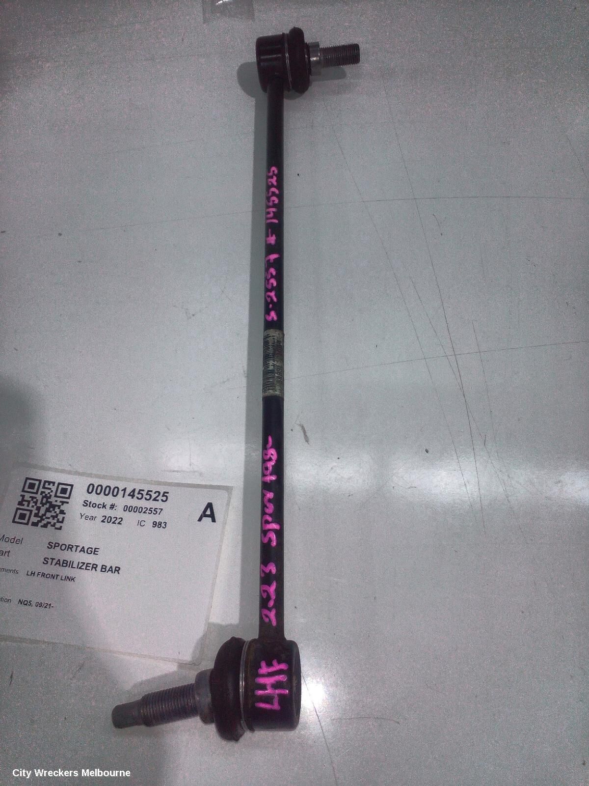 KIA SPORTAGE 2022 Stabiliser Bar