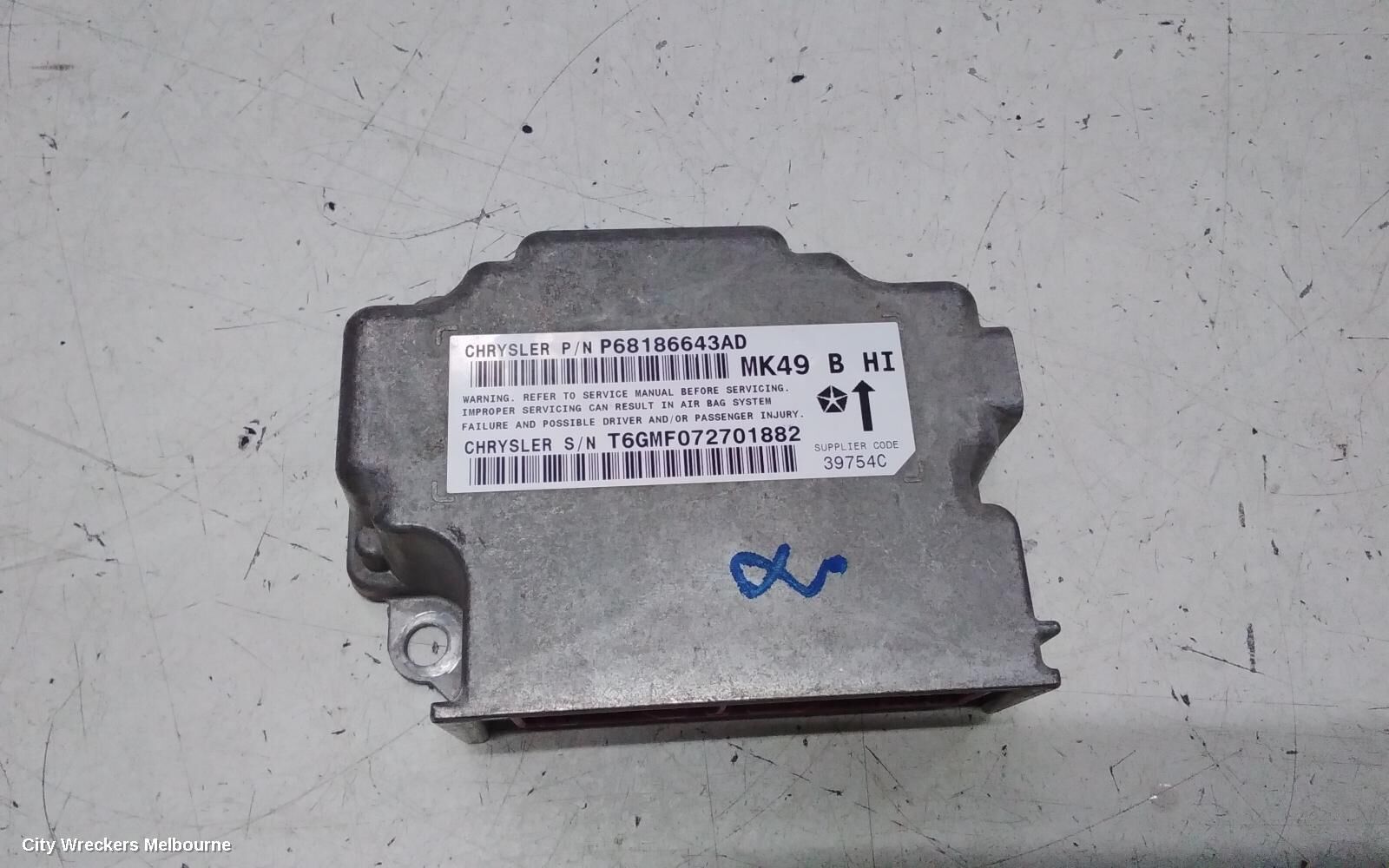 JEEP COMPASS 2013 Airbag Module/Sensor