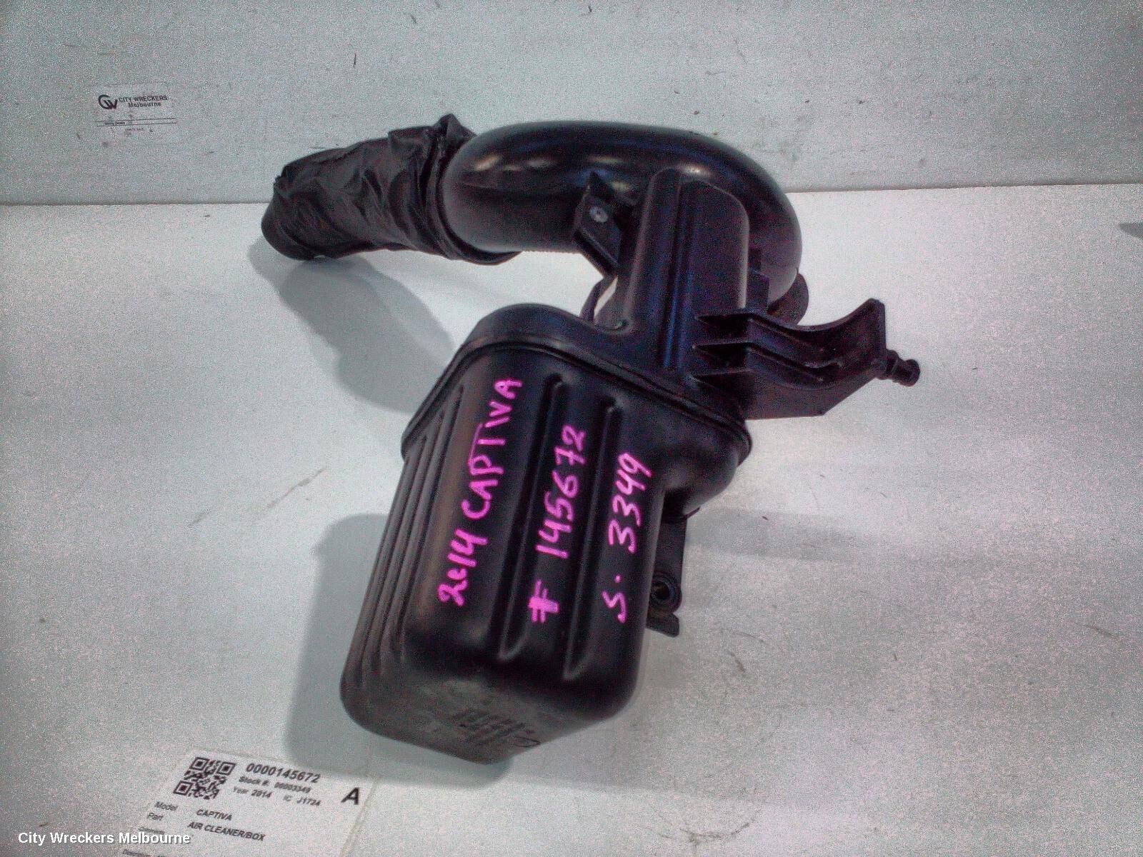 HOLDEN CAPTIVA 2014 Air Cleaner/Box