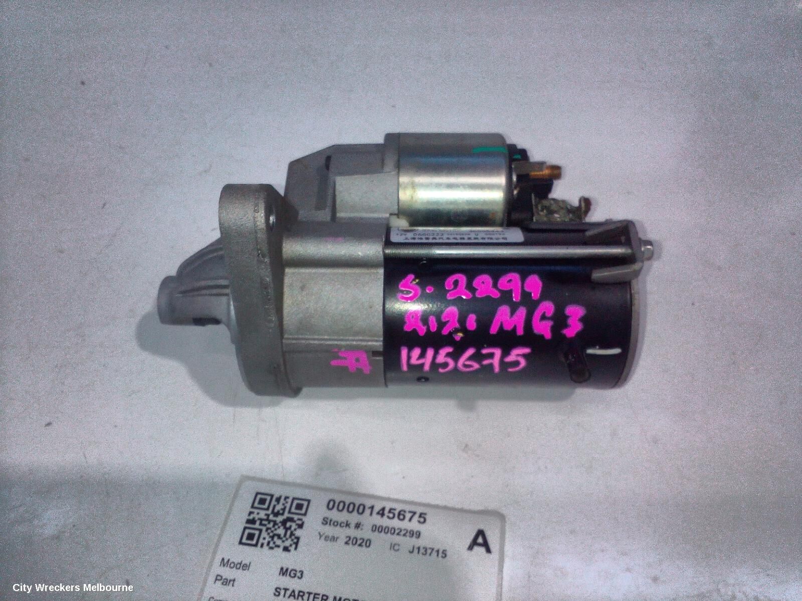 MG MG3 2020 Starter