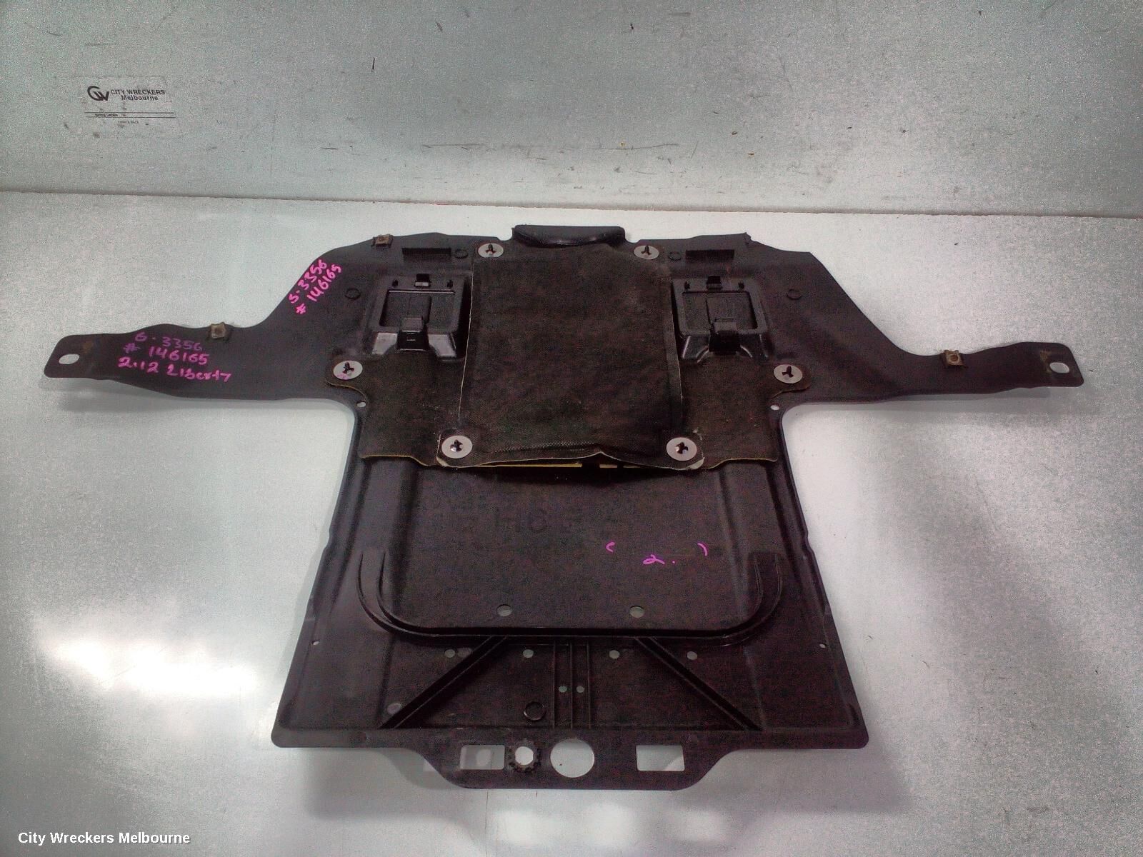 SUBARU LIBERTY, 5TH GEN 09/09-11/14, LOWER ENGINE SPLASH TRAY : 146165