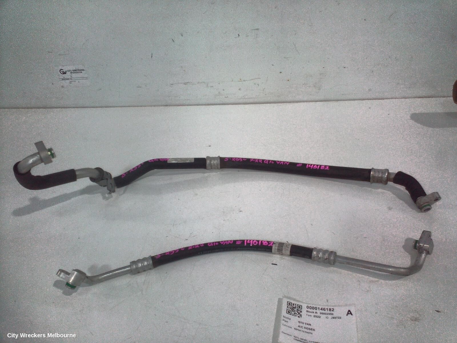LDV G10 2022 A/C Hoses