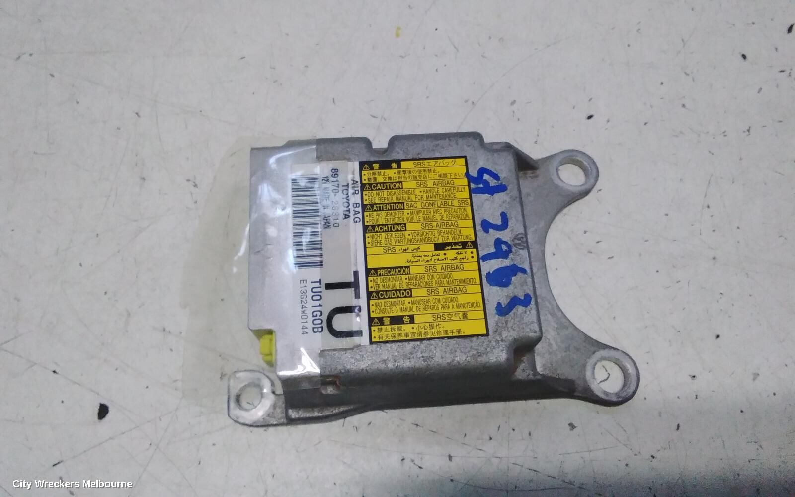 TOYOTA HIACE 2013 Airbag Module/Sensor