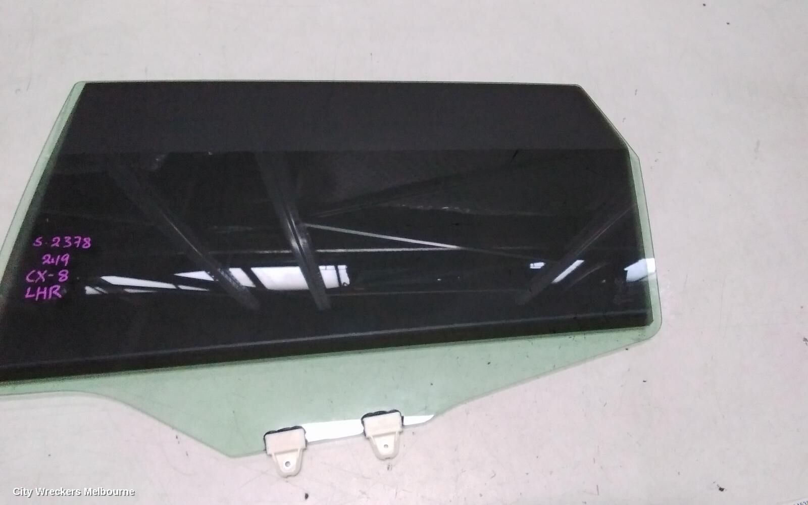 MAZDA CX8 2019 Left Rear Door Window