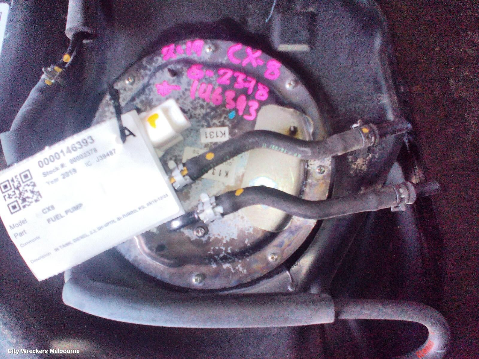 MAZDA CX8 2019 Fuel Pump