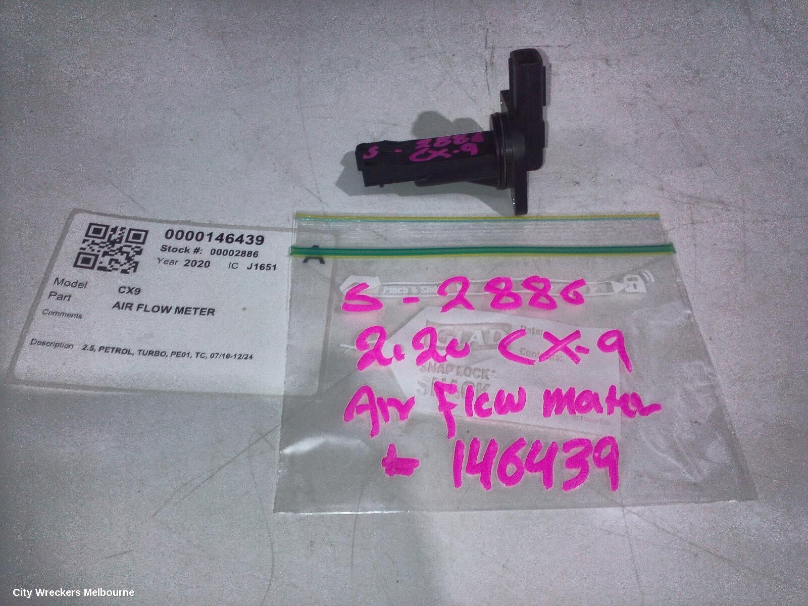 MAZDA CX9 2020 Air Flow Meter