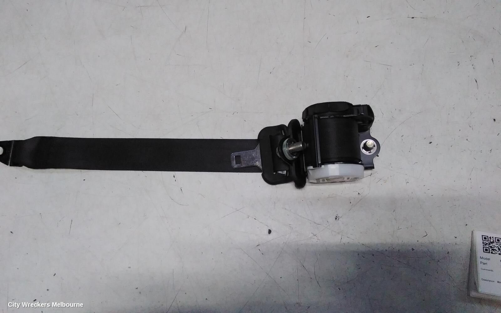 MAZDA CX9 2020 Seatbelt/Stalk