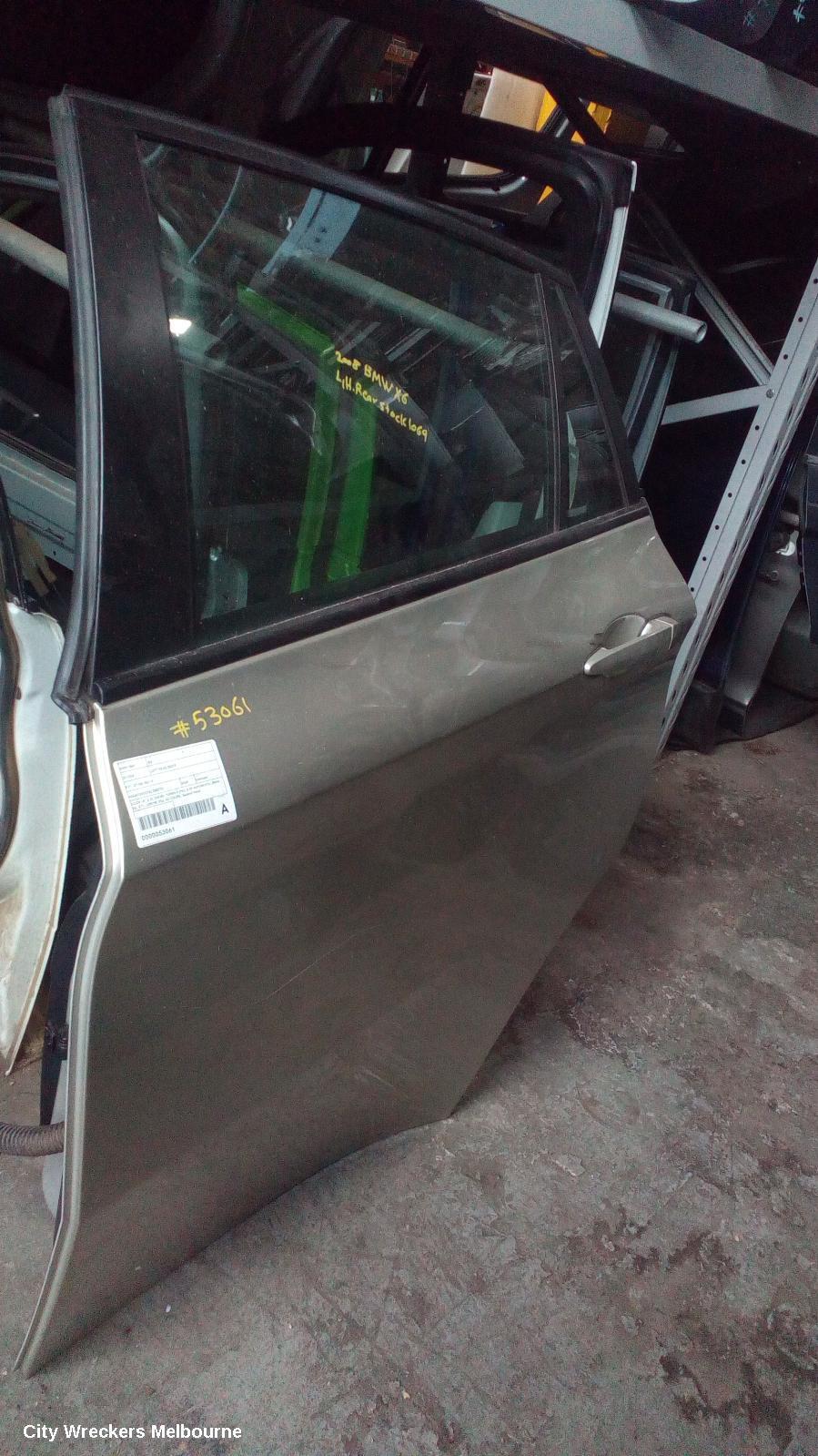 BMW X6 2008 Left Rear Door/Sliding