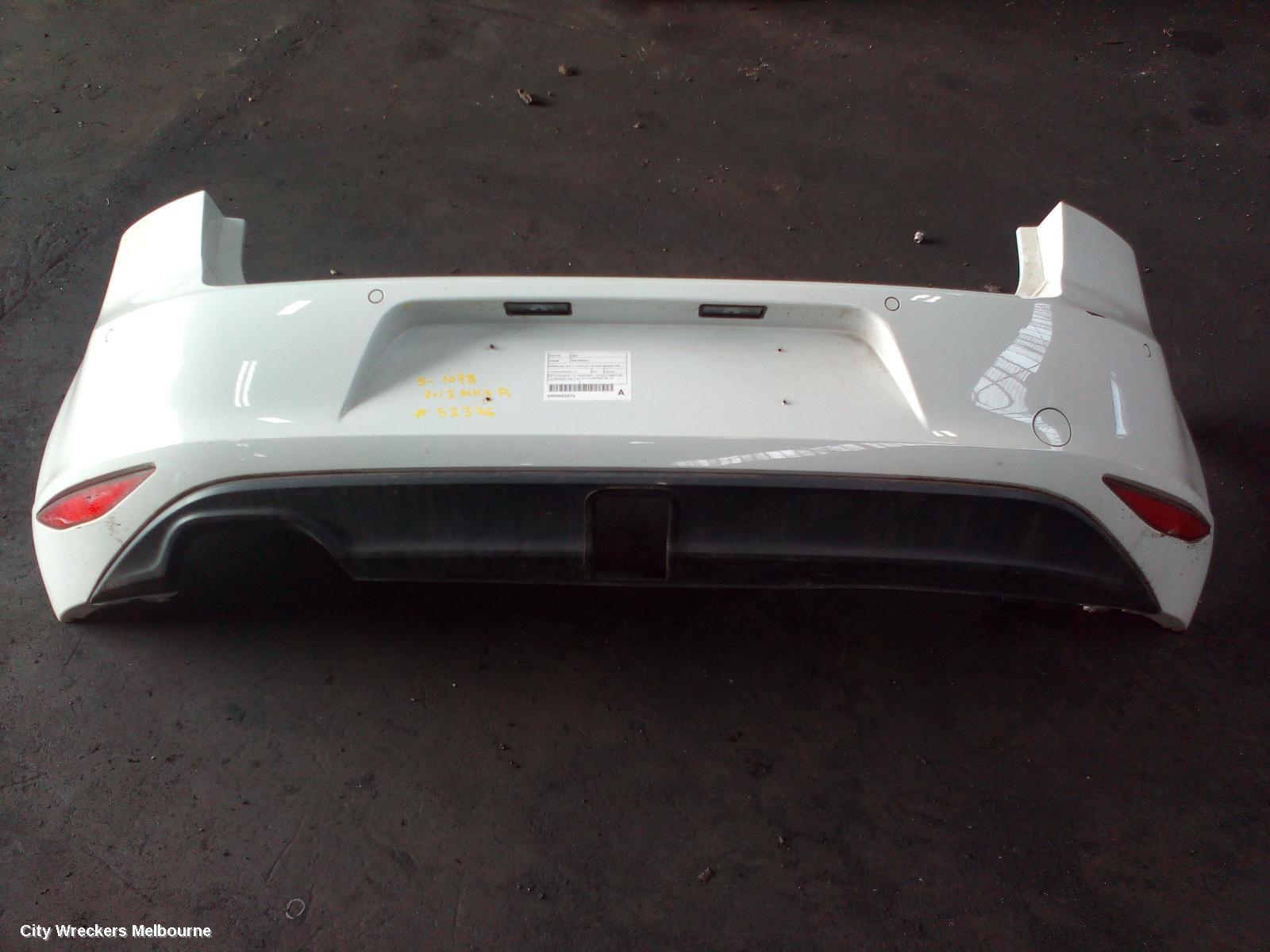 VOLKSWAGEN GOLF 2013 Rear Bumper