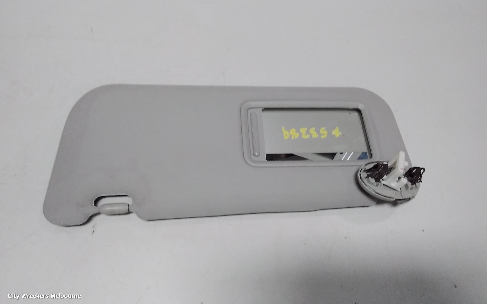 TOYOTA COROLLA 2009 Sunvisor