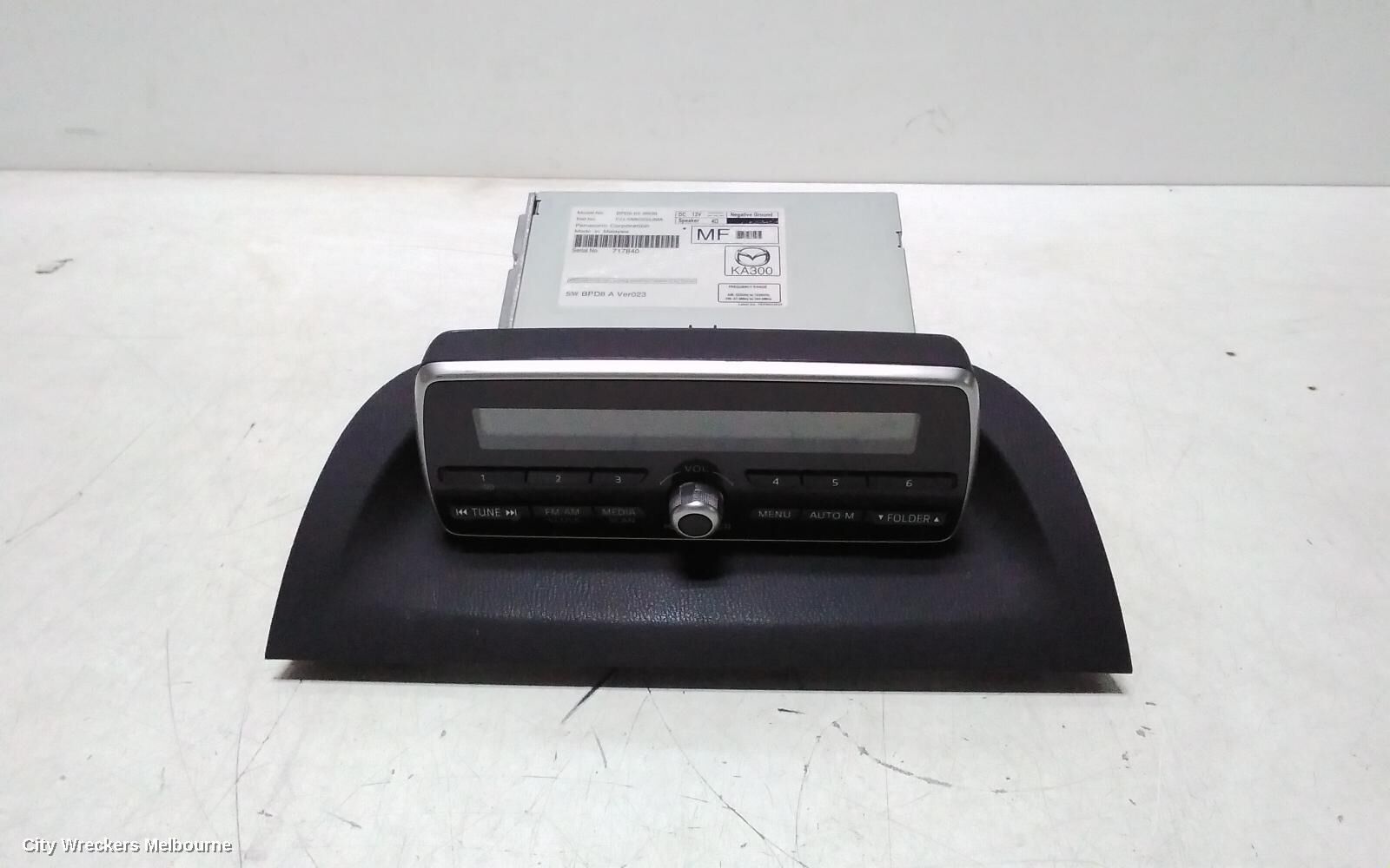 MAZDA 3 2015 Radio/Cd/Dvd/Sat/Tv