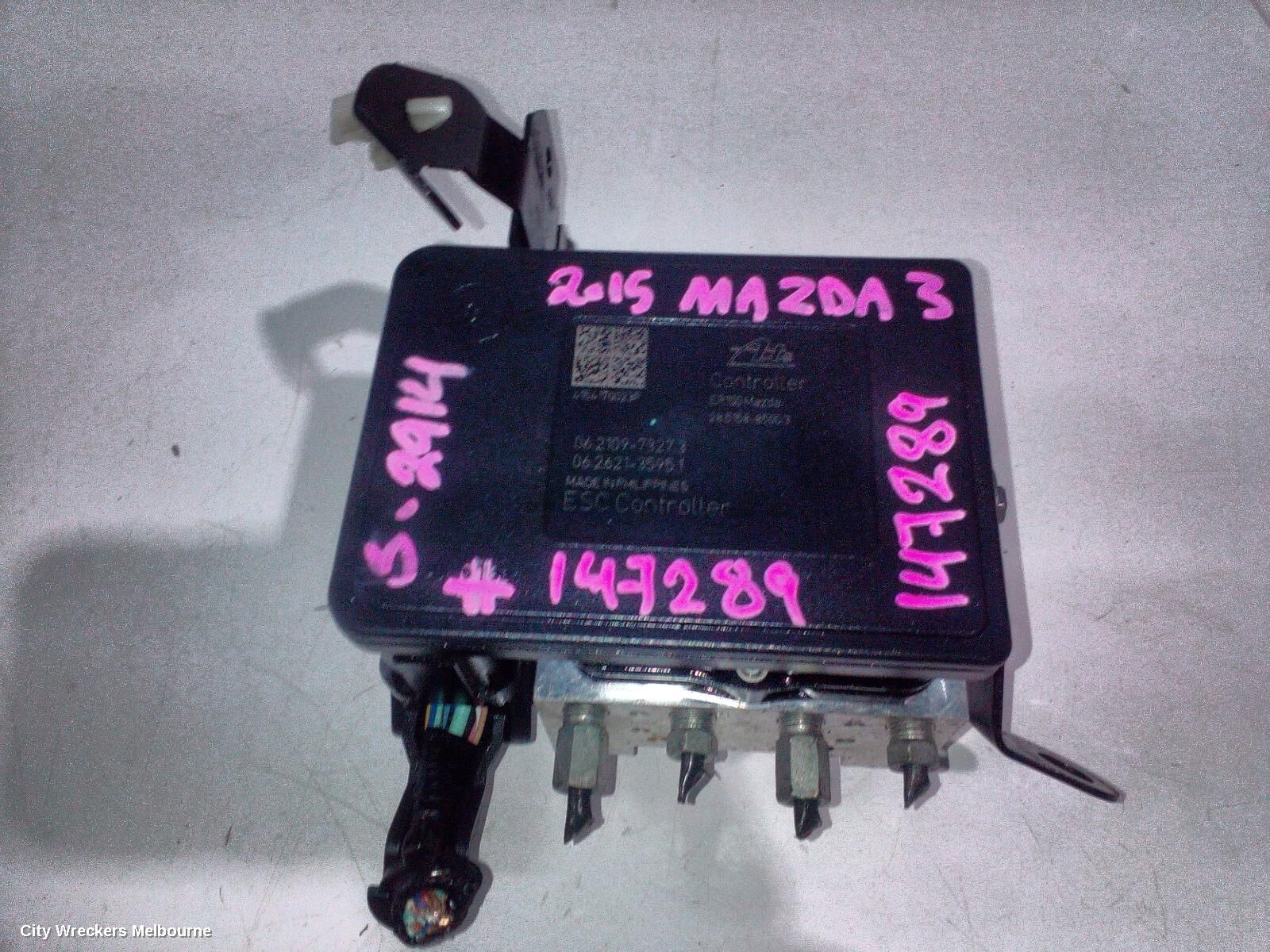 MAZDA 3 2015 Abs Pump/Modulator