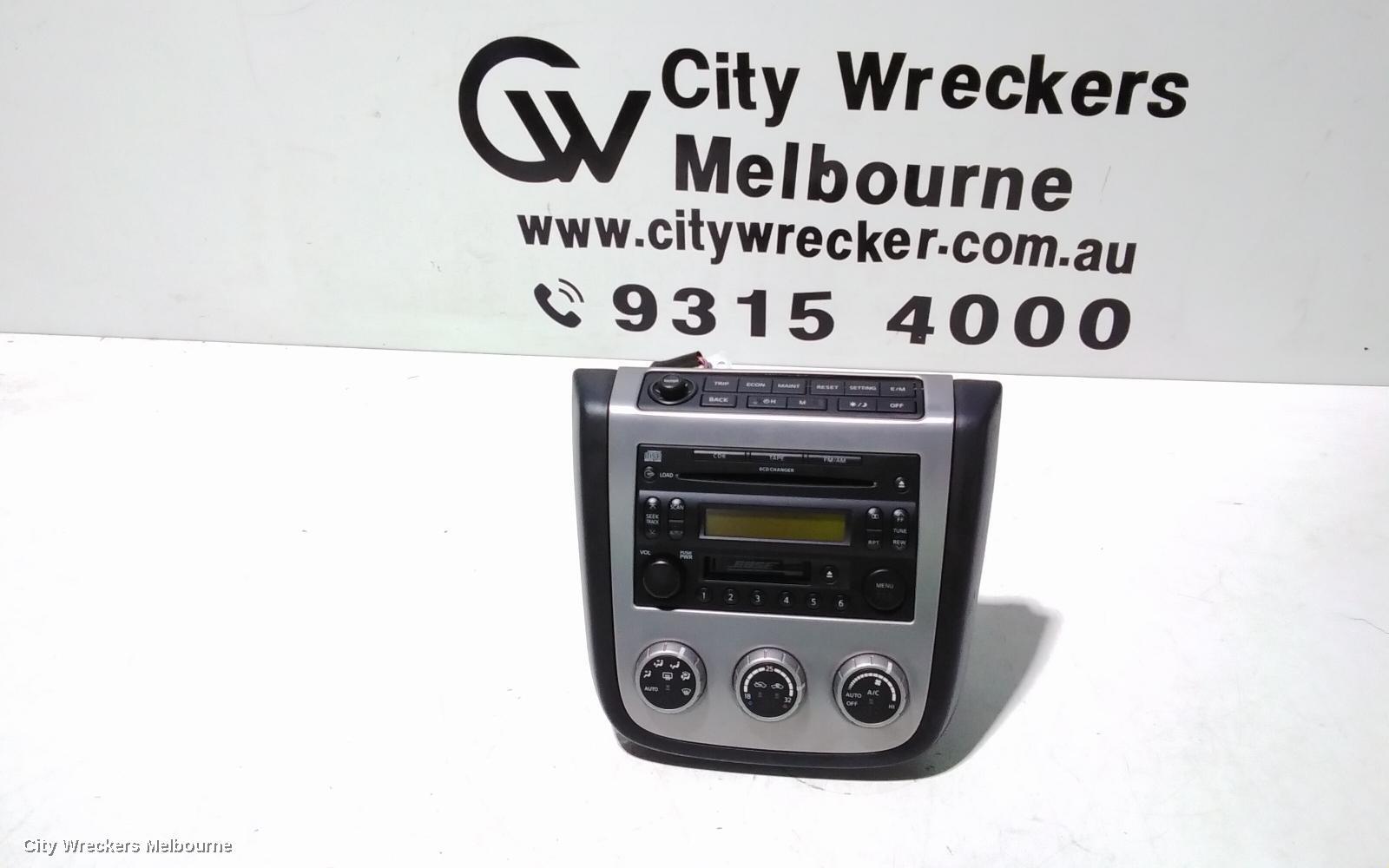 NISSAN MURANO 2005 Radio/Cd/Dvd/Sat/Tv