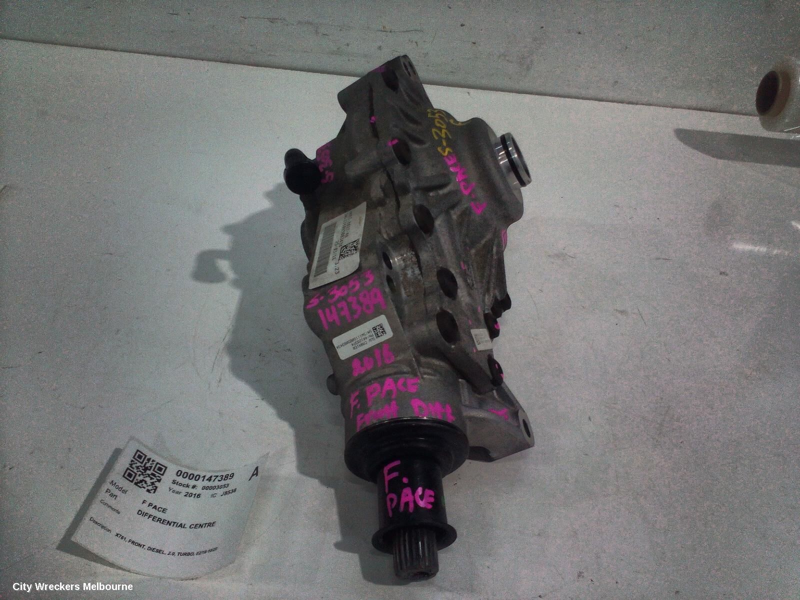 JAGUAR F PACE 2016 Differential Centre