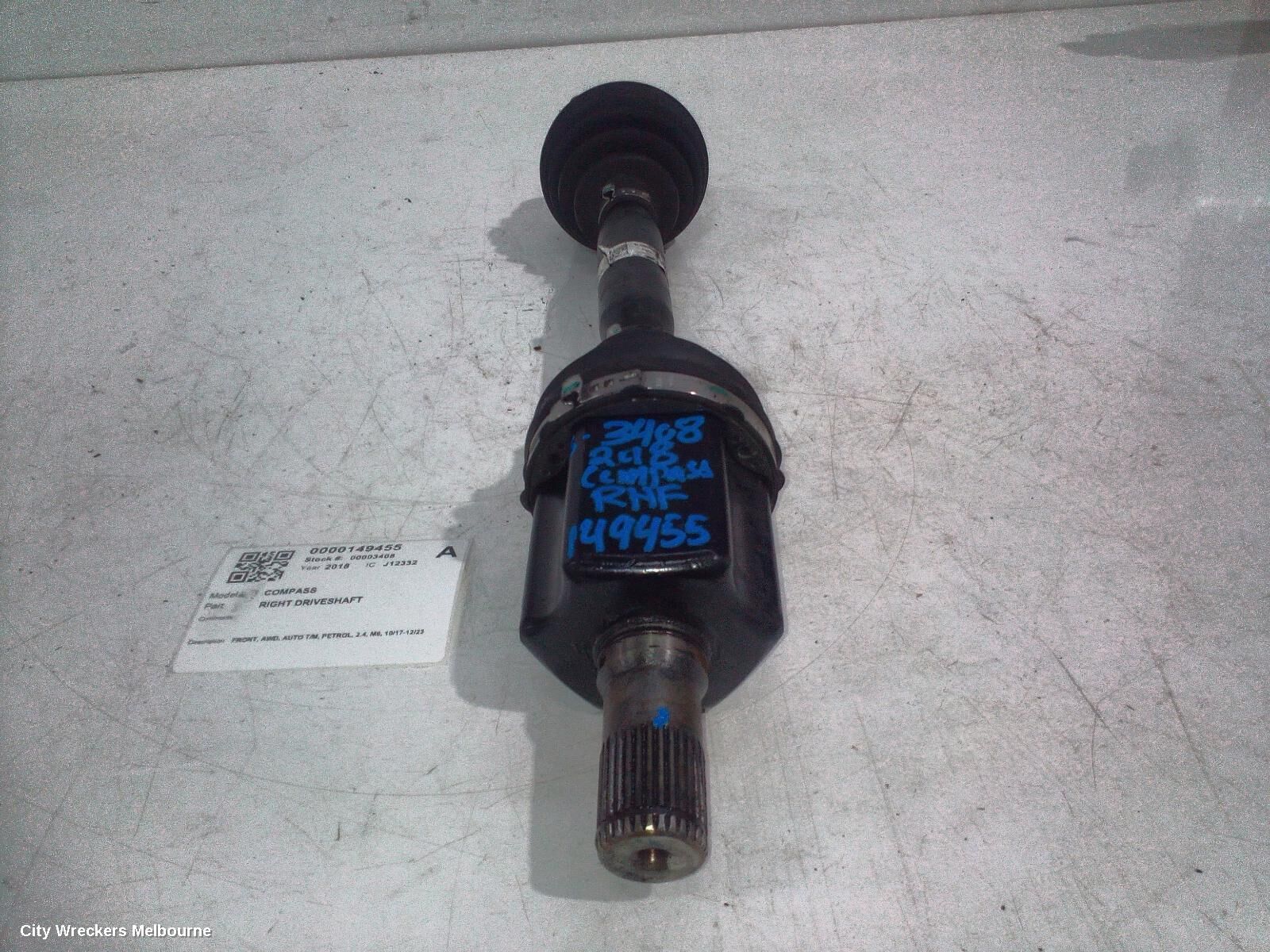JEEP COMPASS 2018 Right Driveshaft