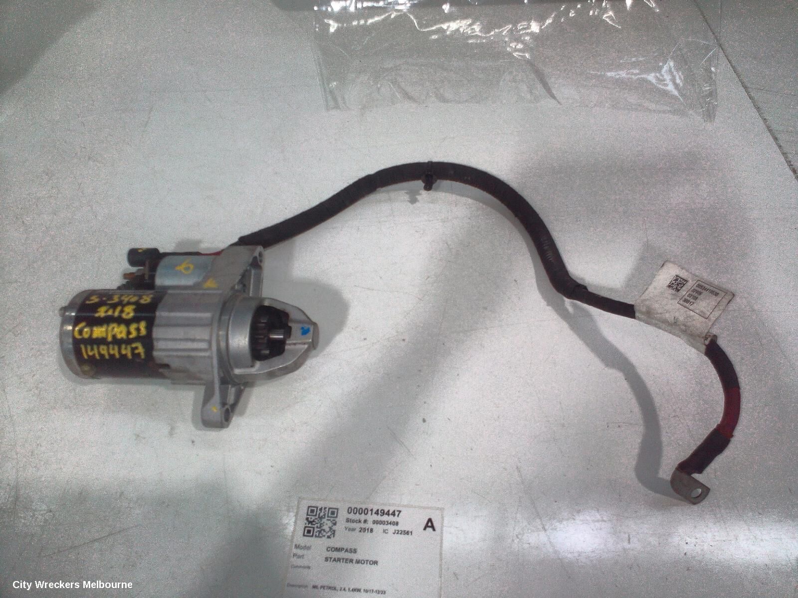 JEEP COMPASS 2018 Starter