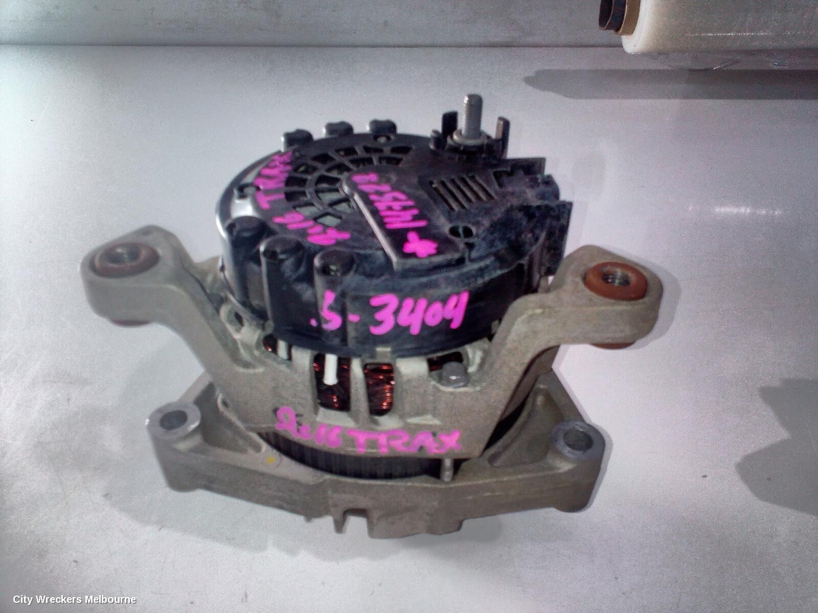HOLDEN TRAX 2016 Alternator