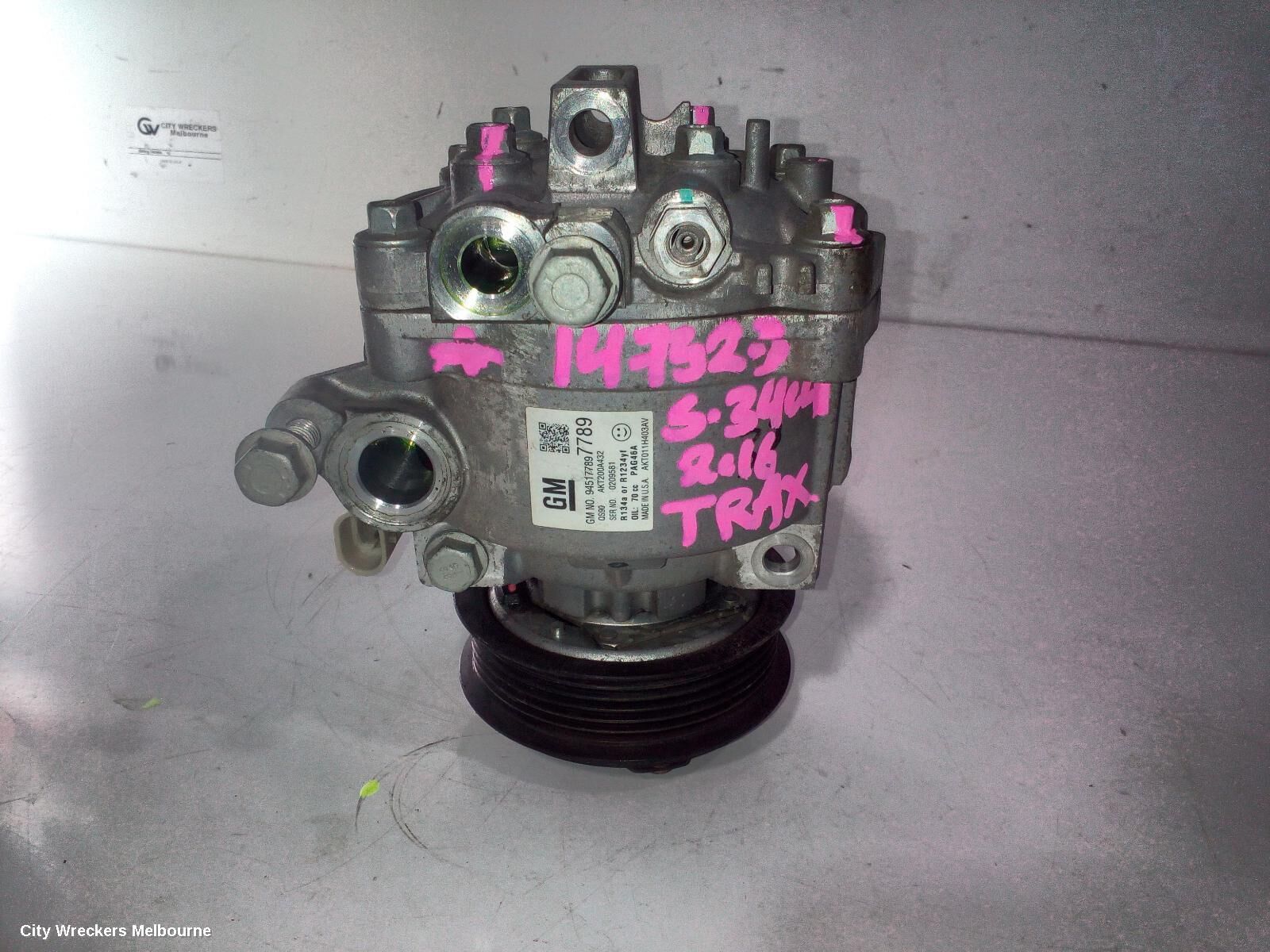 HOLDEN TRAX 2016 A/C Compressor