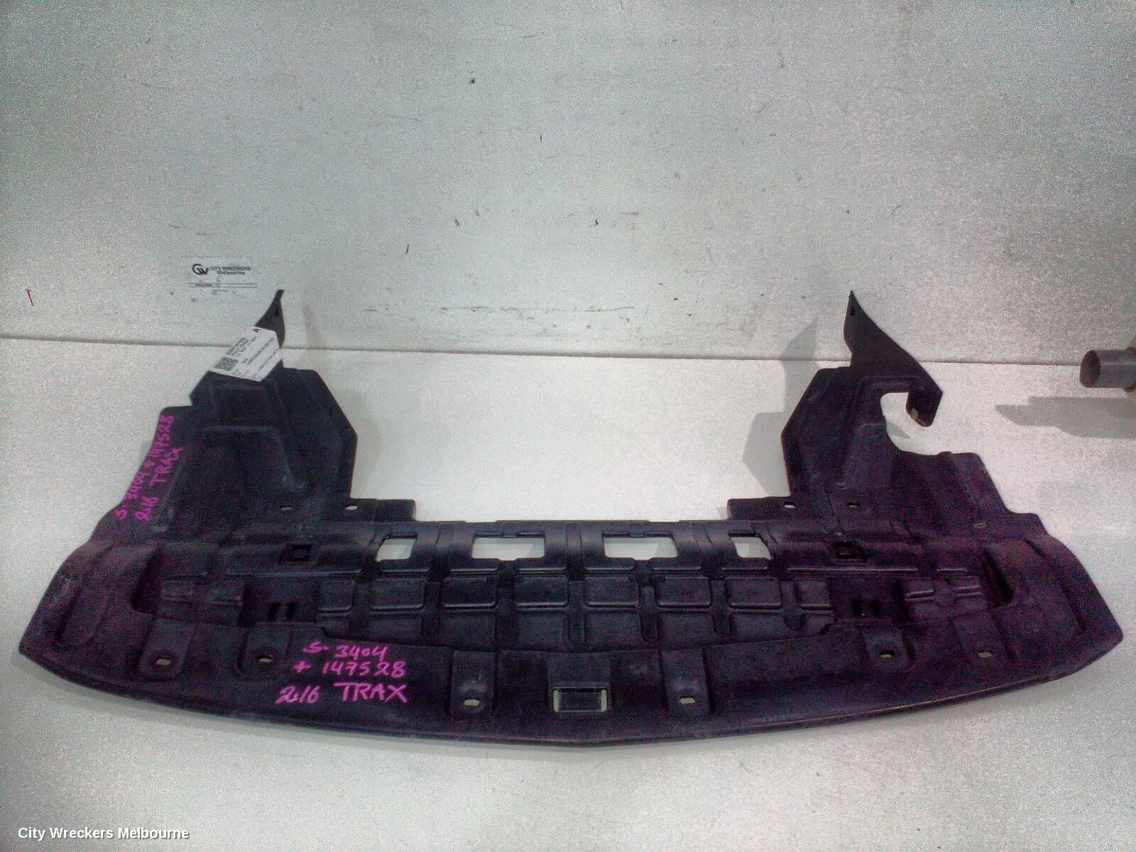 HOLDEN TRAX 2016 LOWER ENGINE SPLASH TRAY