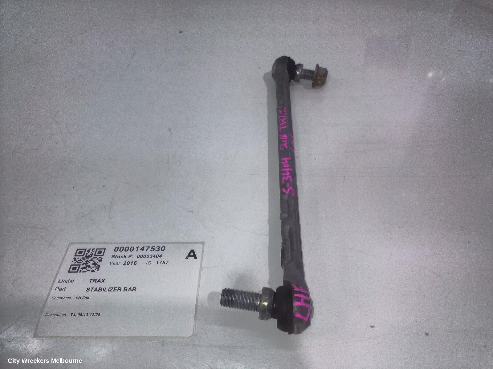 HOLDEN TRAX 2016 Stabiliser Bar