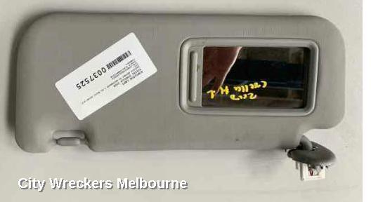 TOYOTA COROLLA 2008 Sunvisor