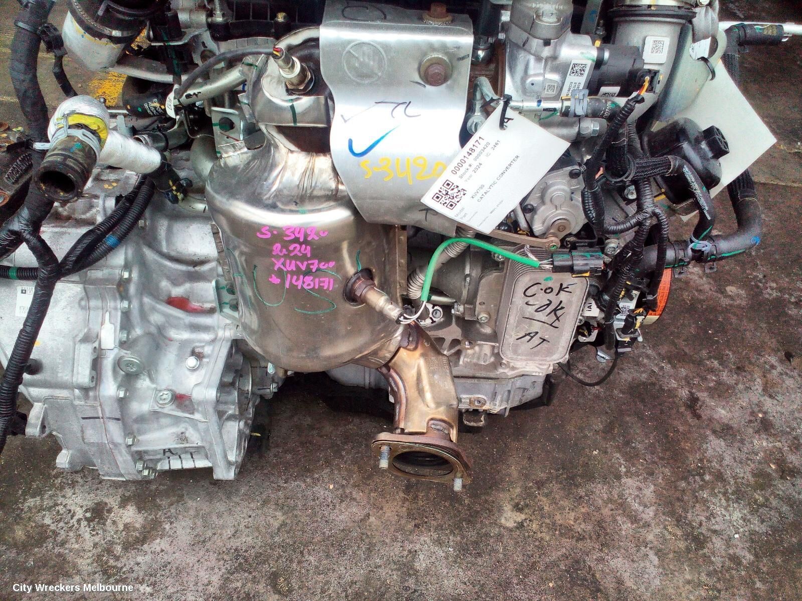 MAHINDRA XUV700 2024 Catalytic Converter