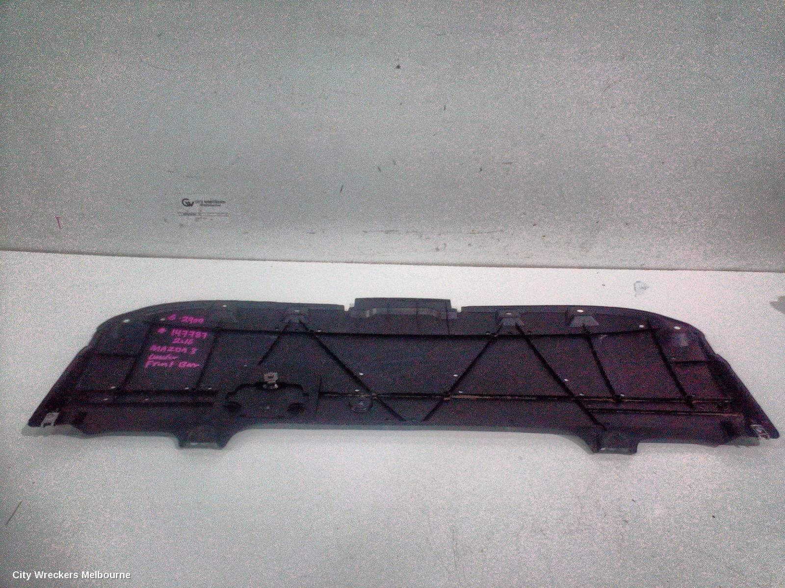 MAZDA 3, BN, 05/16-02/19, under front bumper splash tray: 147787