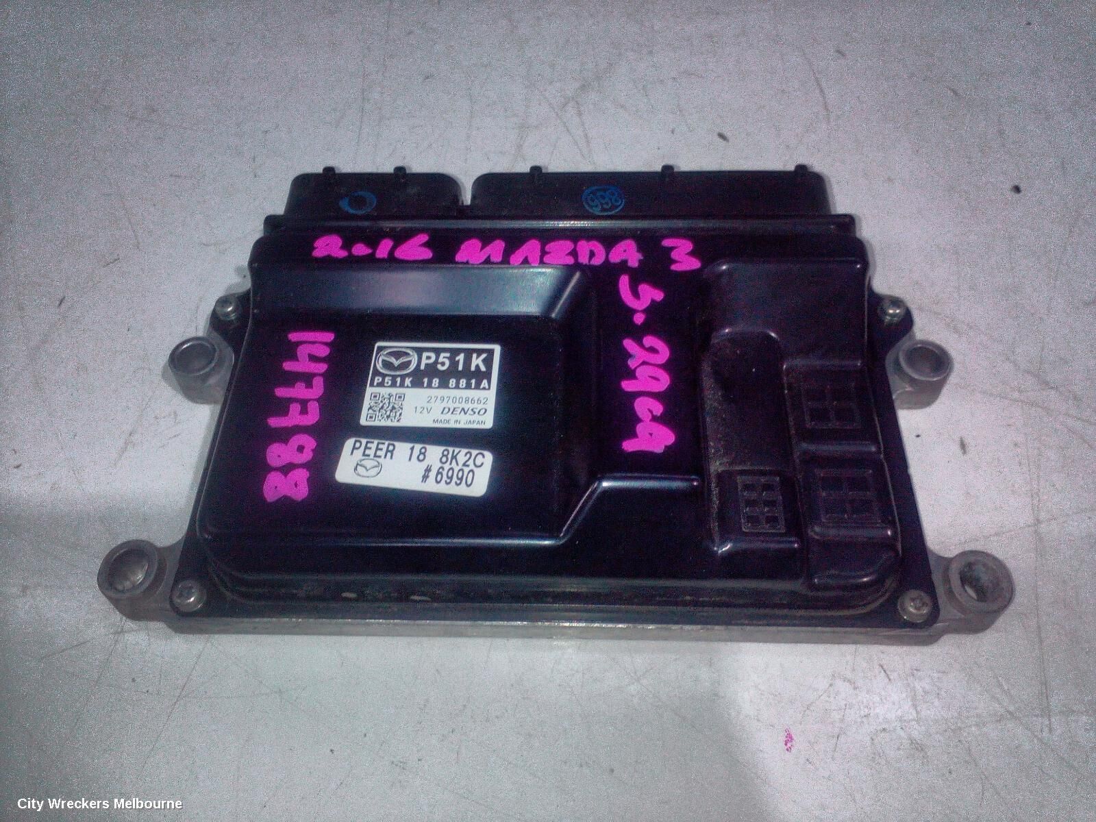 MAZDA 3 2016 Ecu