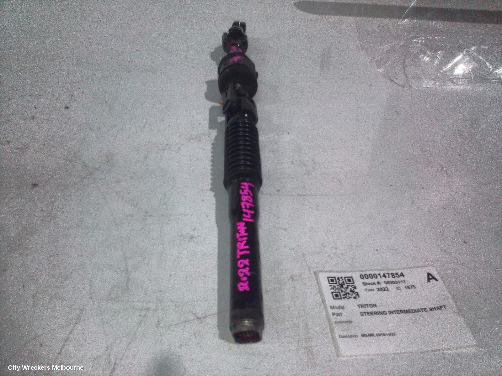 MITSUBISHI TRITON 2022 STEERING INTERMEDIATE SHAFT