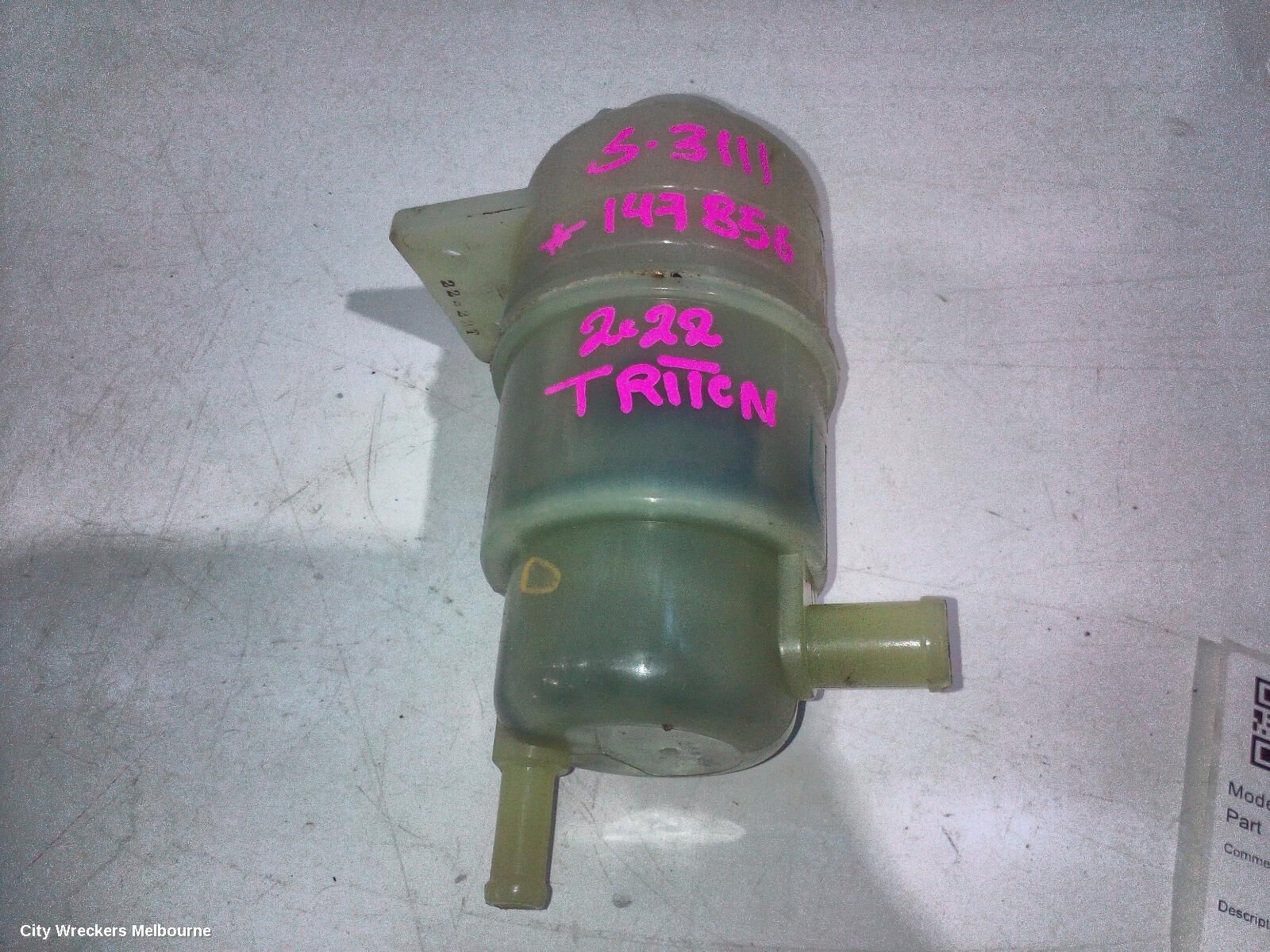 MITSUBISHI TRITON, MQ-MR, 03/15-10/23, Power Steering Pump Reservoir Tank: 147856