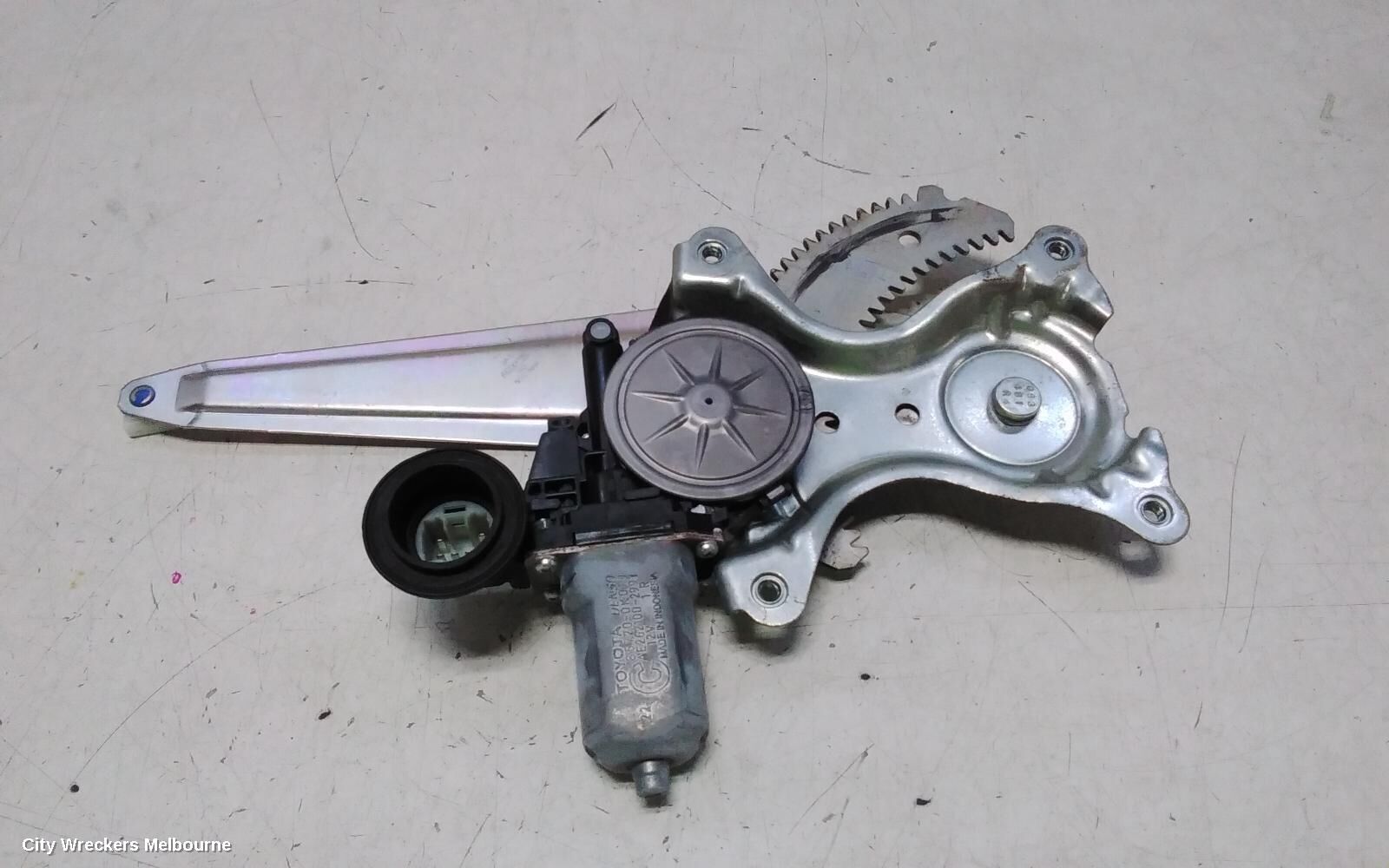 TOYOTA COROLLA 2014 Right Rear Wnd Reg/Motor
